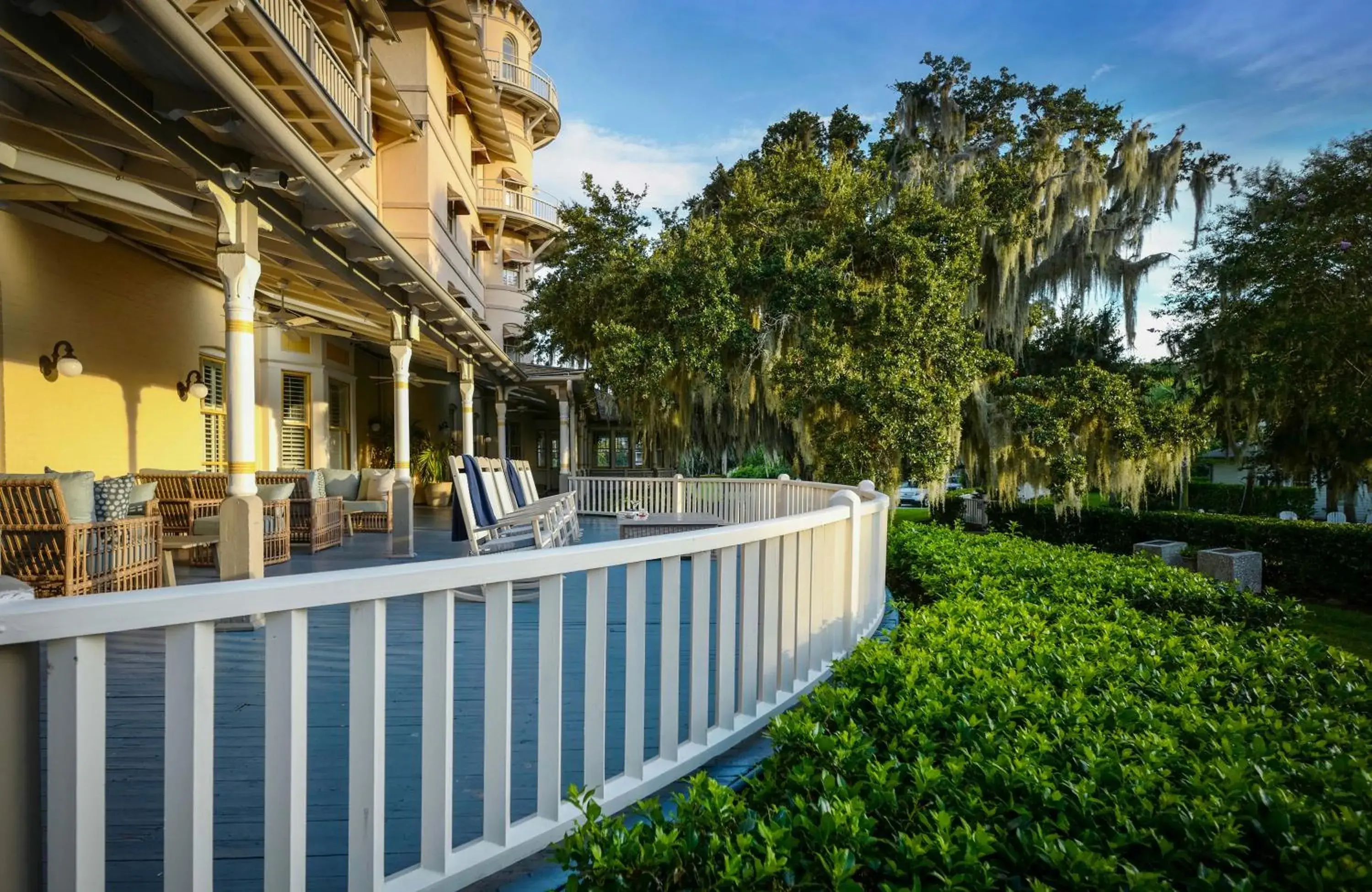 Property building in Jekyll Island Club Resort Property building in Jekyll Island Club Resort