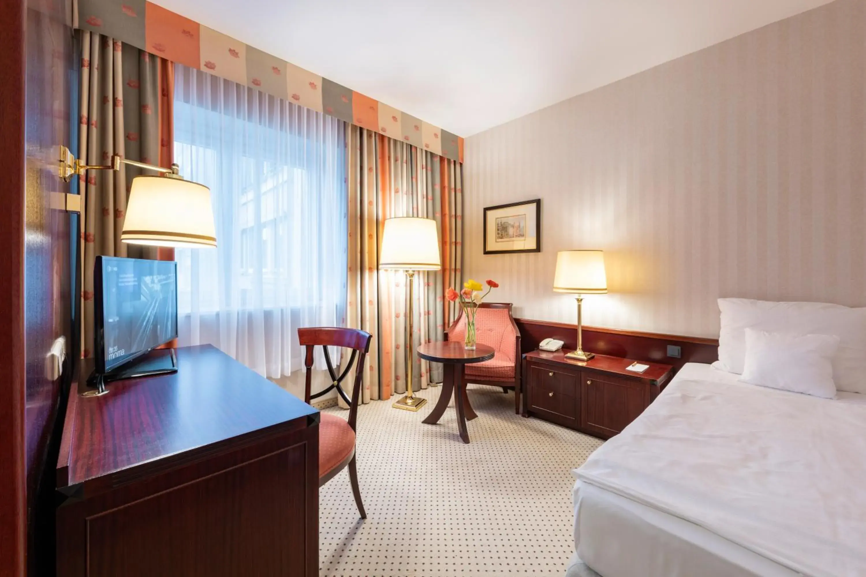 Bed in Parkhotel 1901 Mannheim Bed in Parkhotel 1901 Mannheim