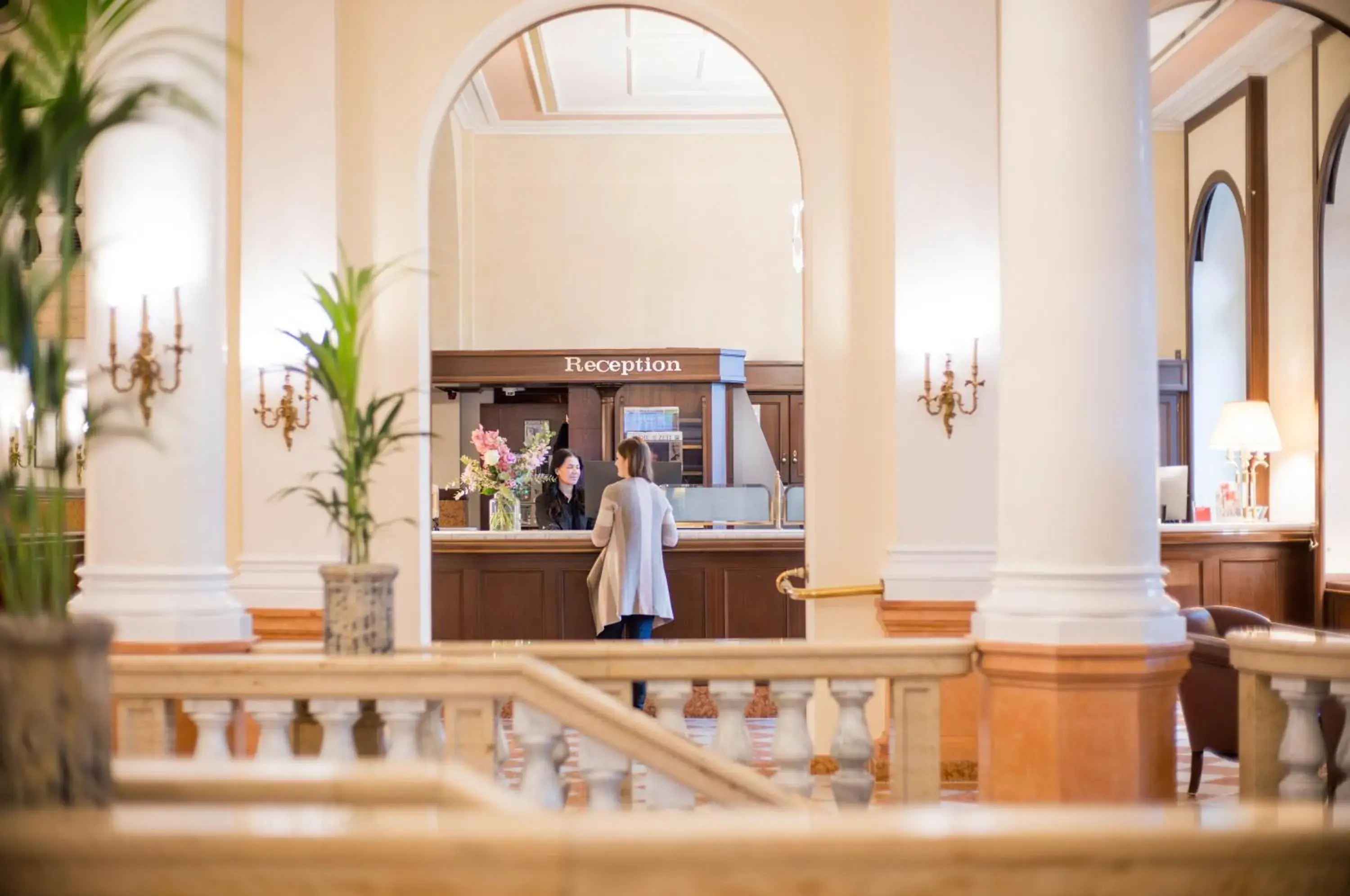Lobby or reception in Parkhotel 1901 Mannheim Lobby or reception in Parkhotel 1901 Mannheim
