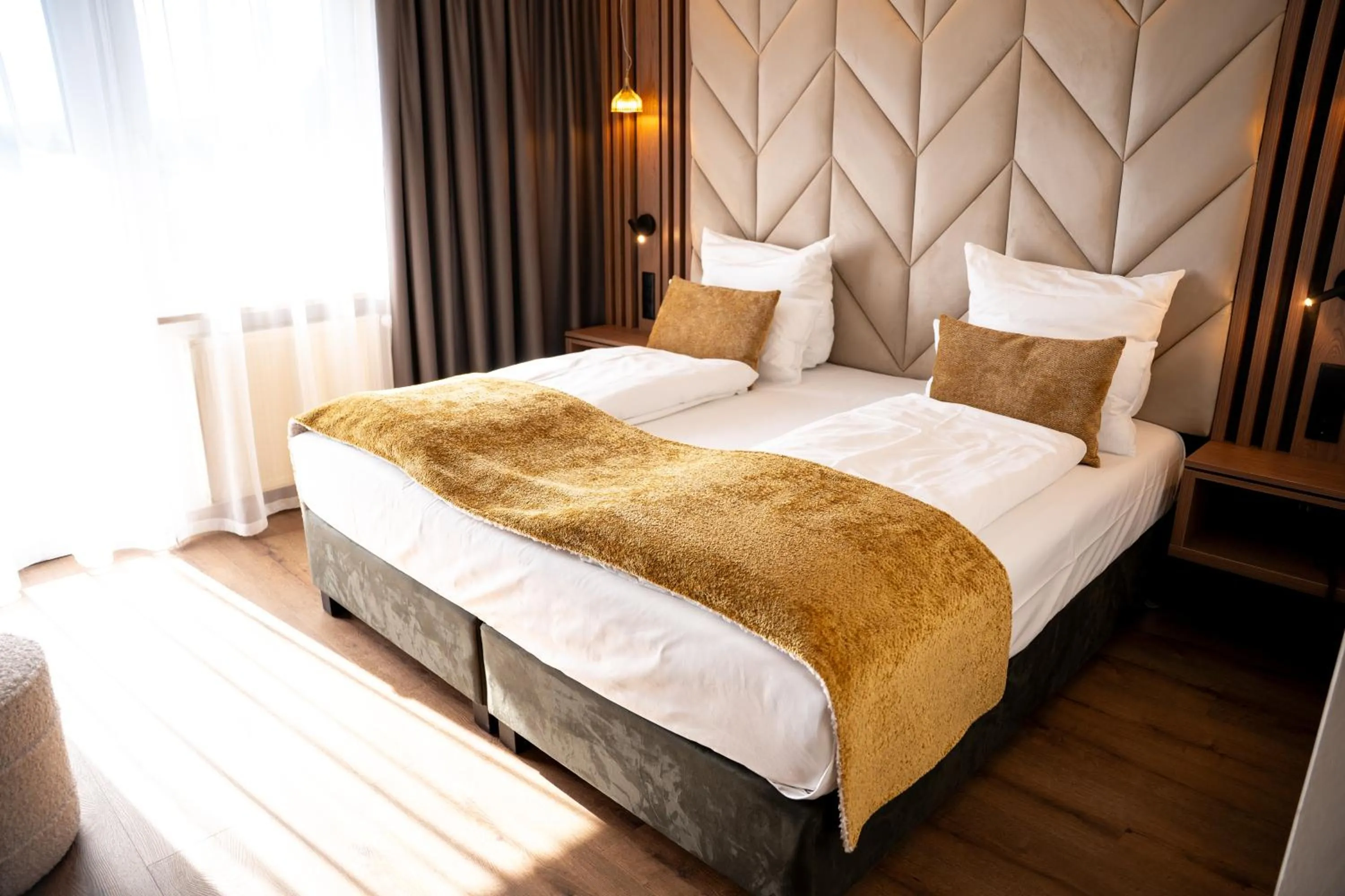 Bed in Stadthotel Lichtenfels