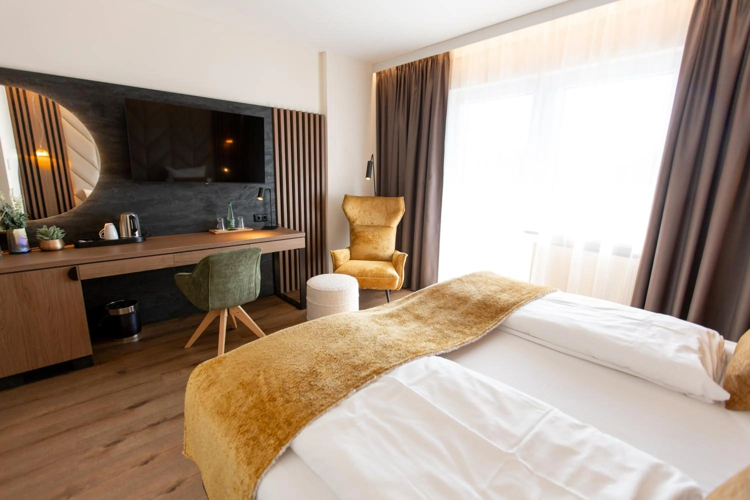 Bed in Stadthotel Lichtenfels