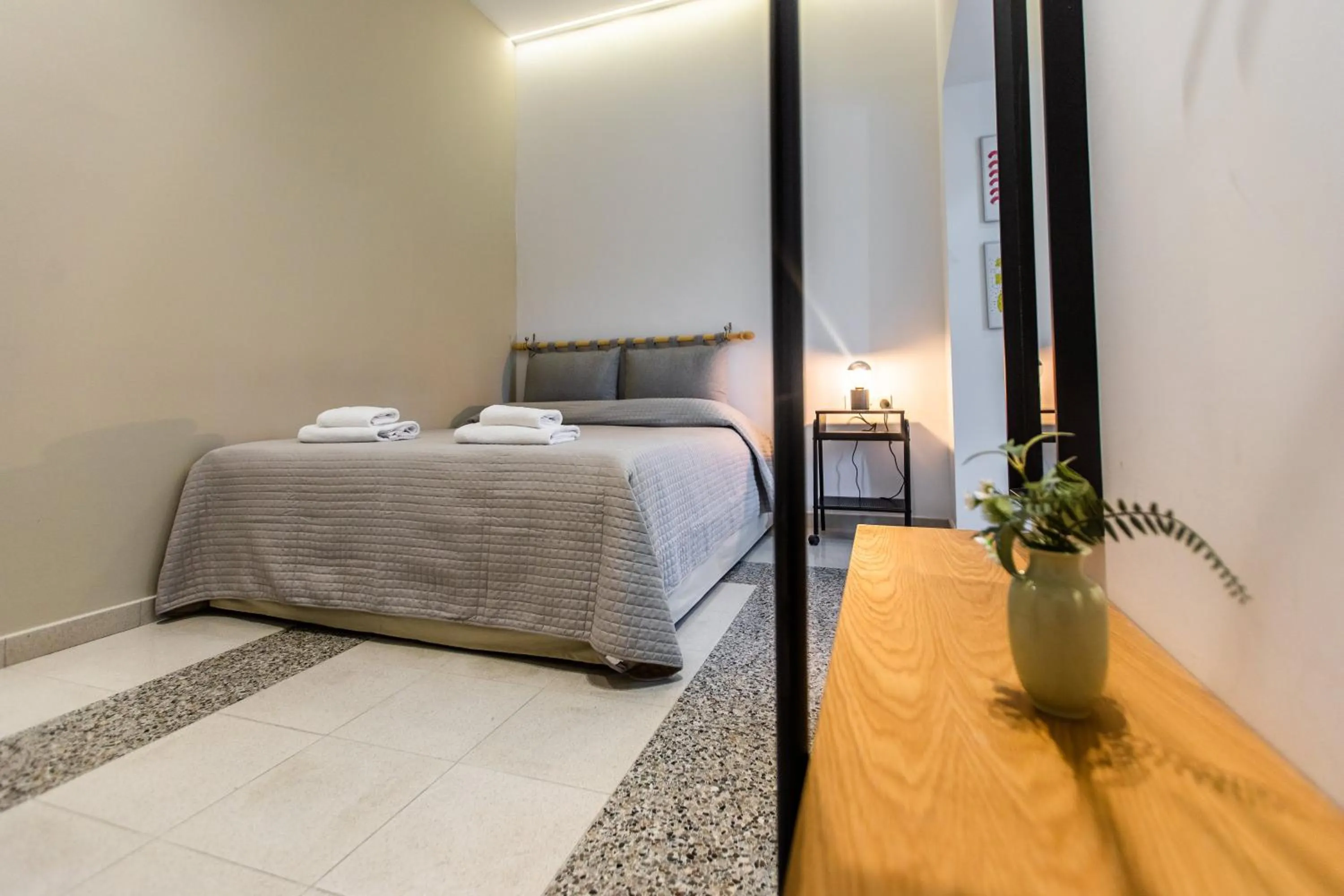 Bedroom, Bed in Rooms - Unique staying in Paphos Centre