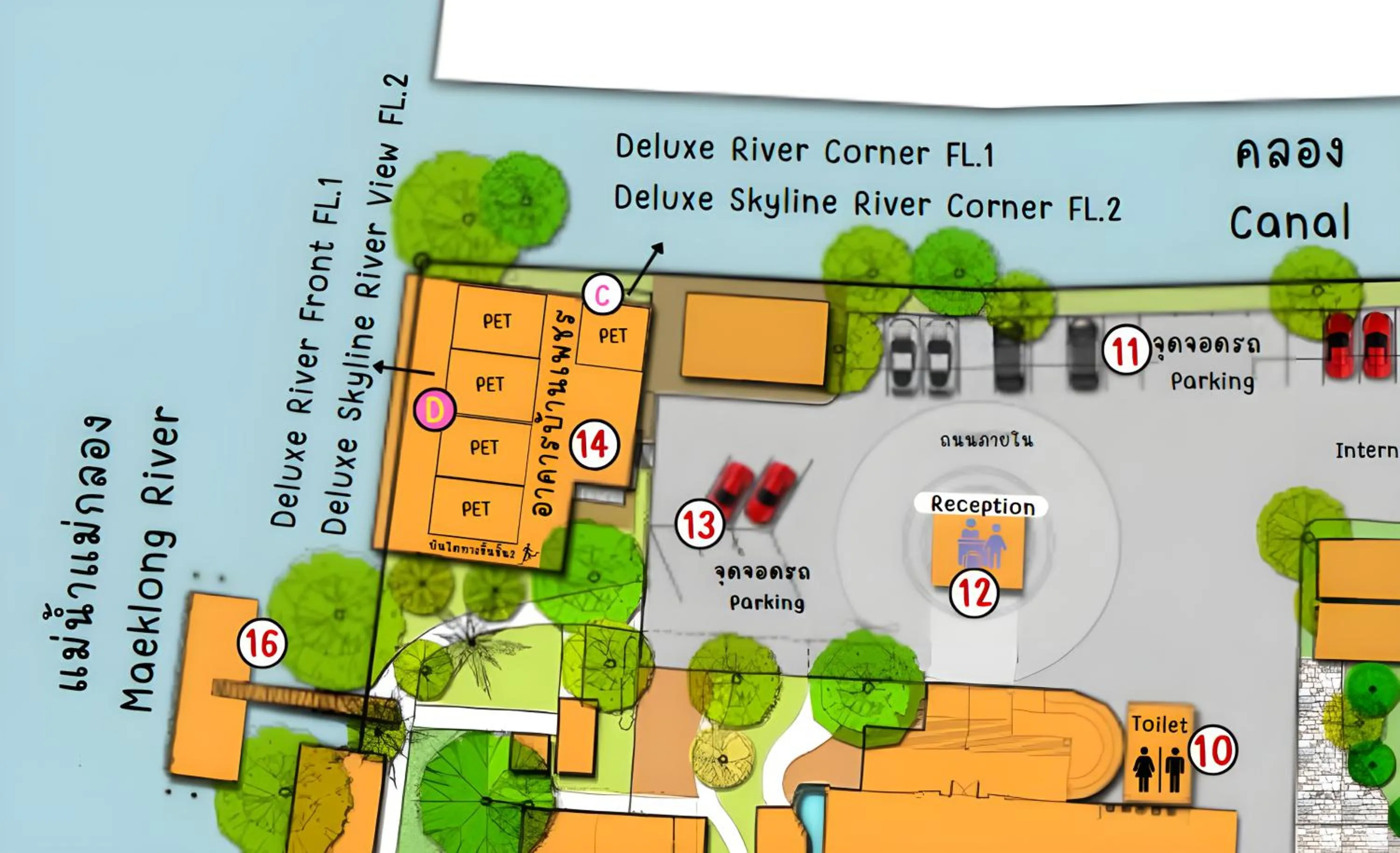 Floor plan in Baantip Suantong
