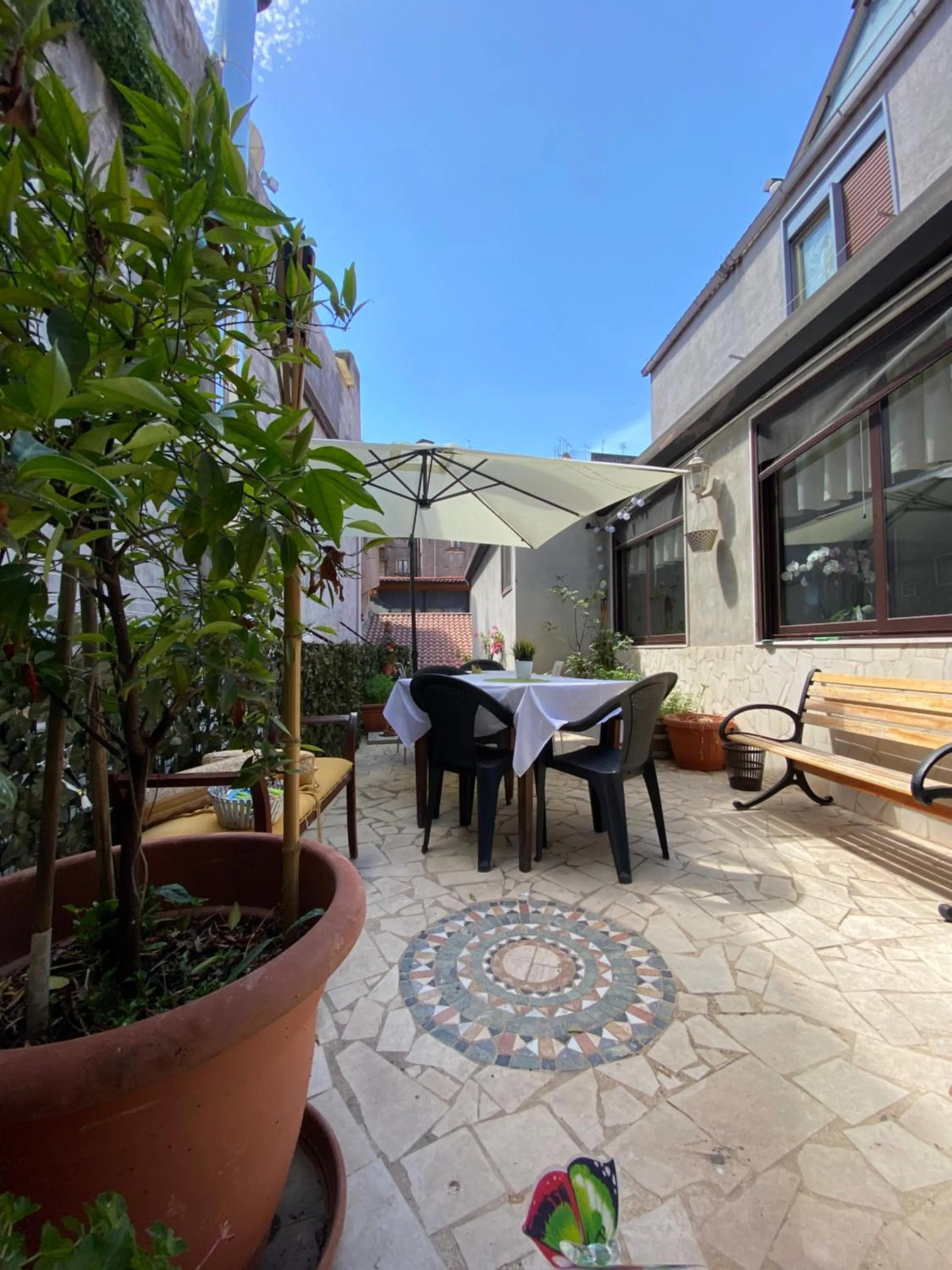 Balcony/Terrace in Etna Rosso b&b