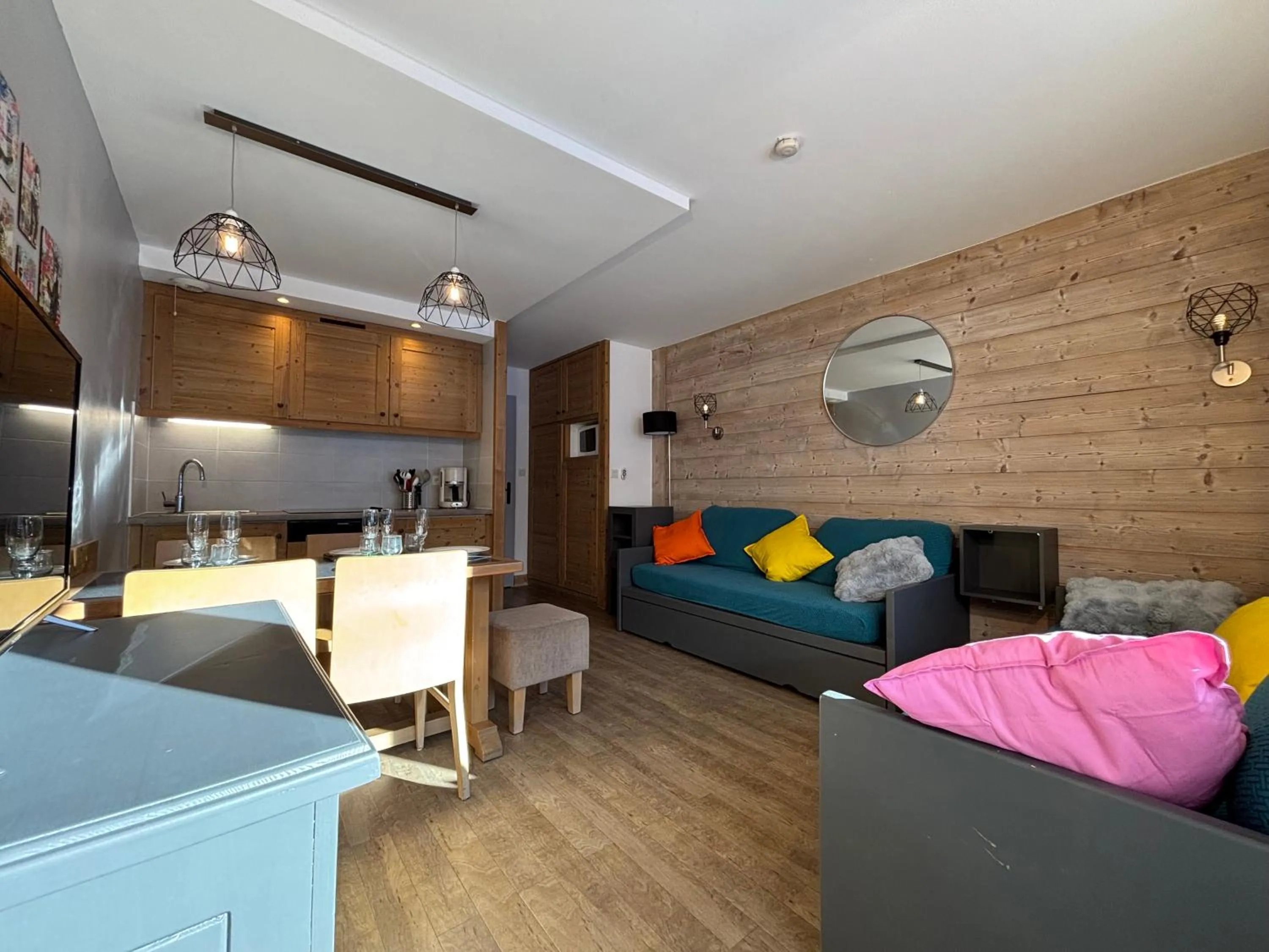 Bed in Résidence Christiana 307 Clés Blanches Courchevel