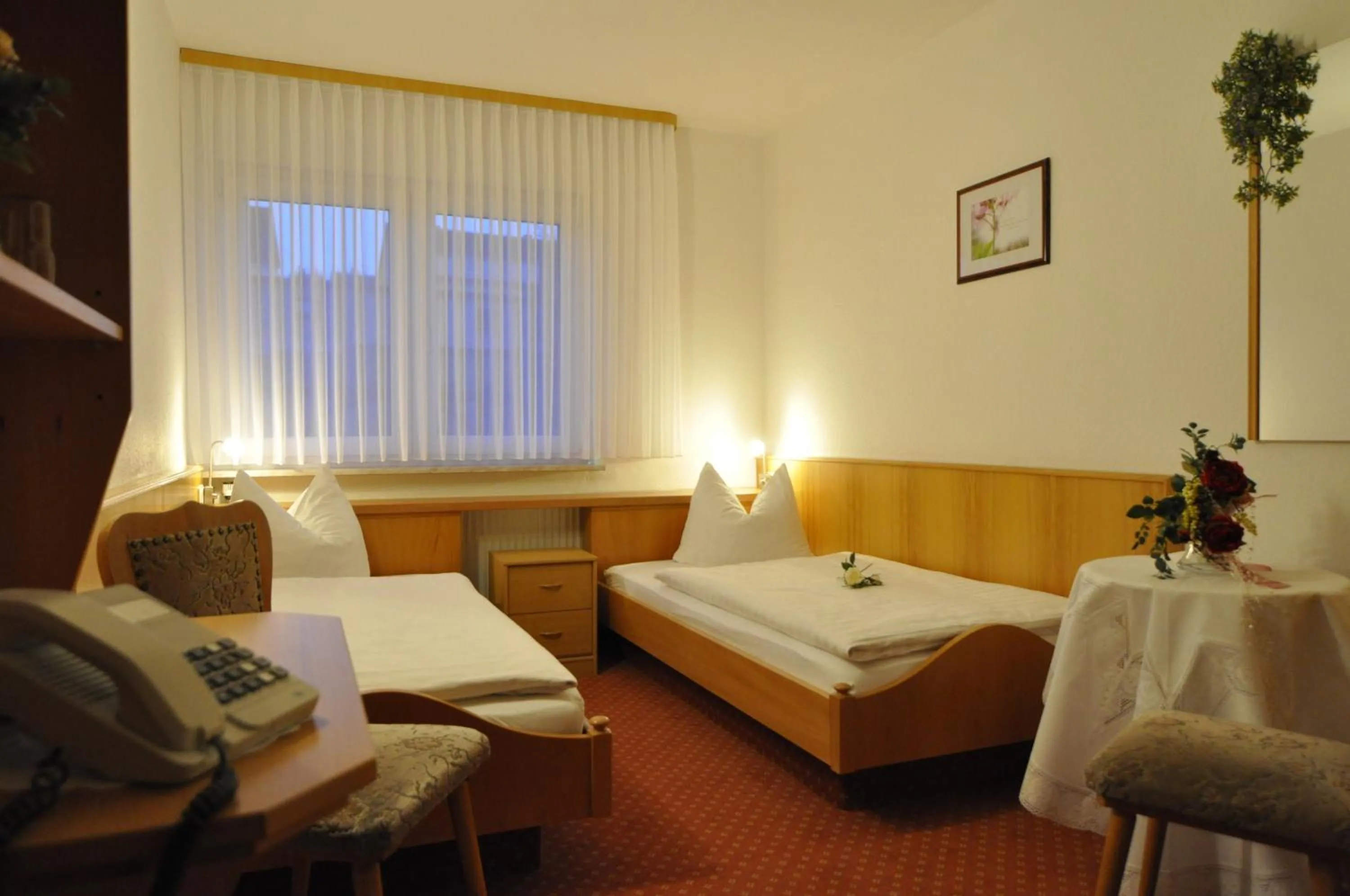 Photo of the whole room, Bed in Hotel Berggarten