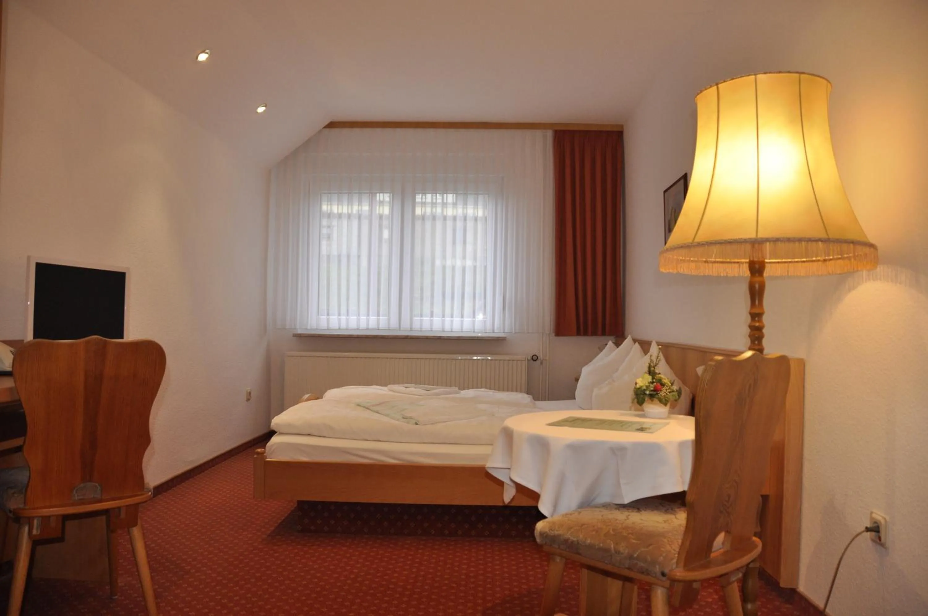 Photo of the whole room, Bed in Hotel Berggarten