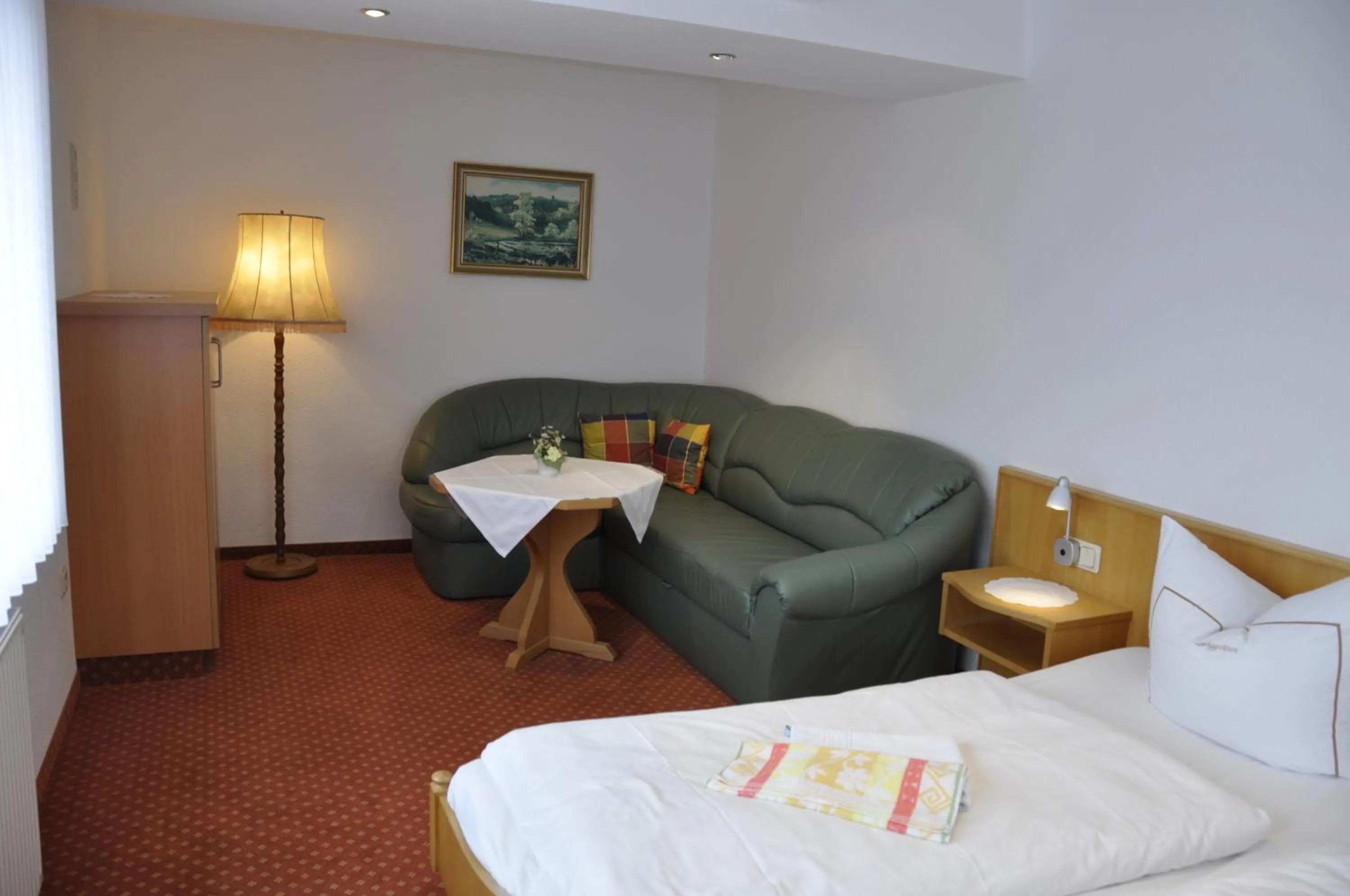 Photo of the whole room, Bed in Hotel Berggarten