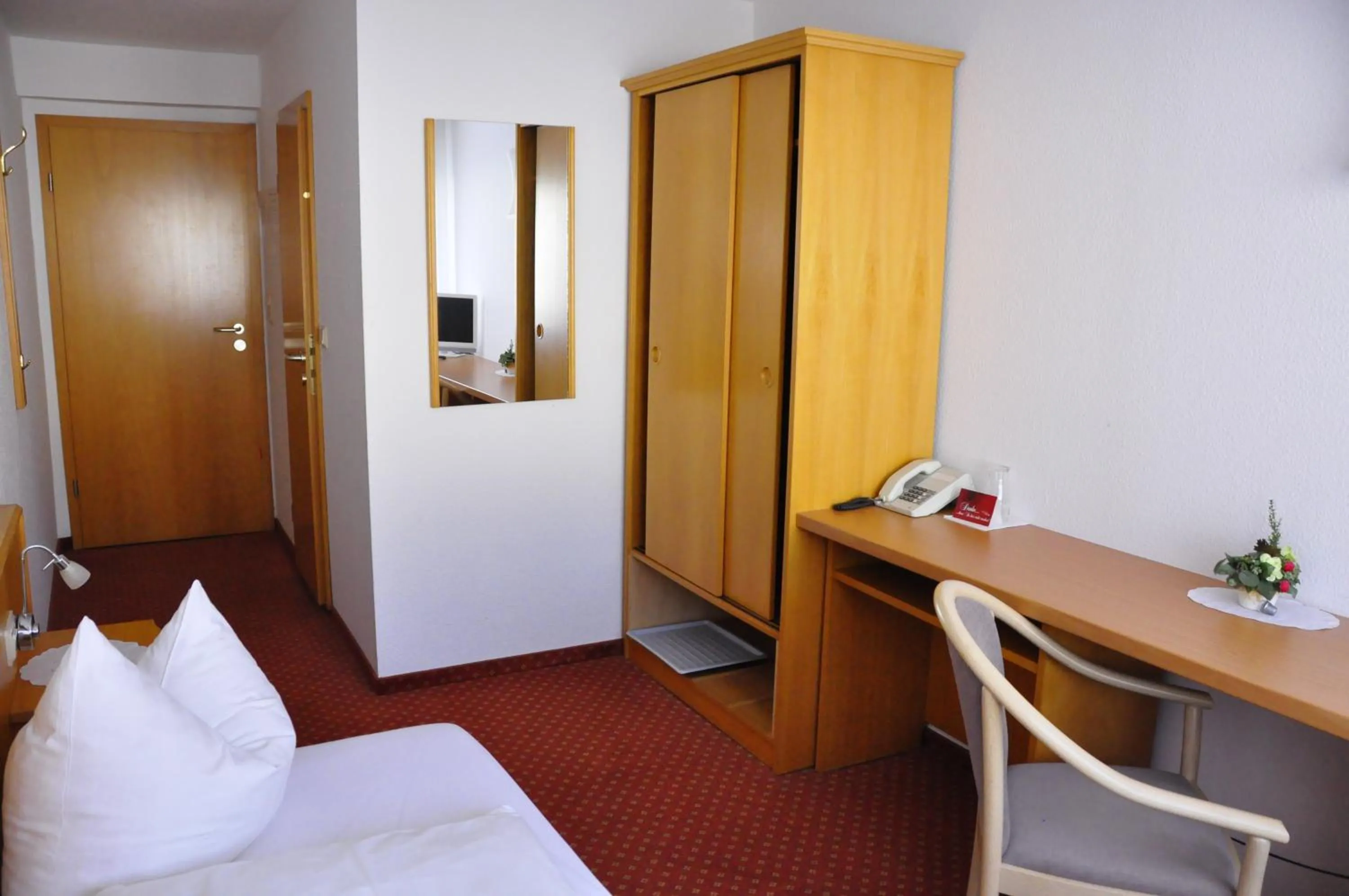Photo of the whole room, Bed in Hotel Berggarten