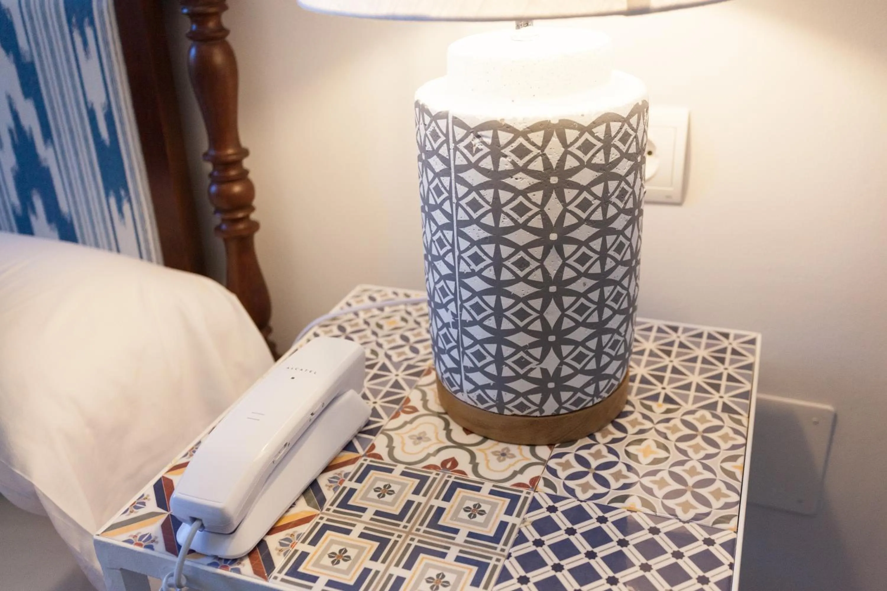 Decorative detail, Bed in Hotel El Guía