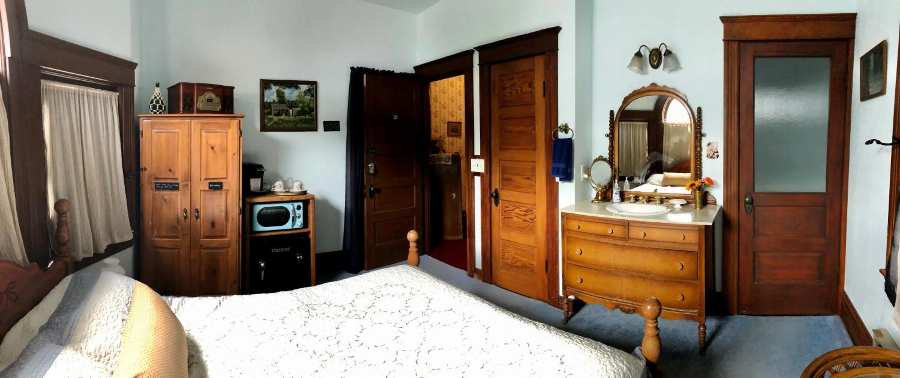 Bed in Near the pier