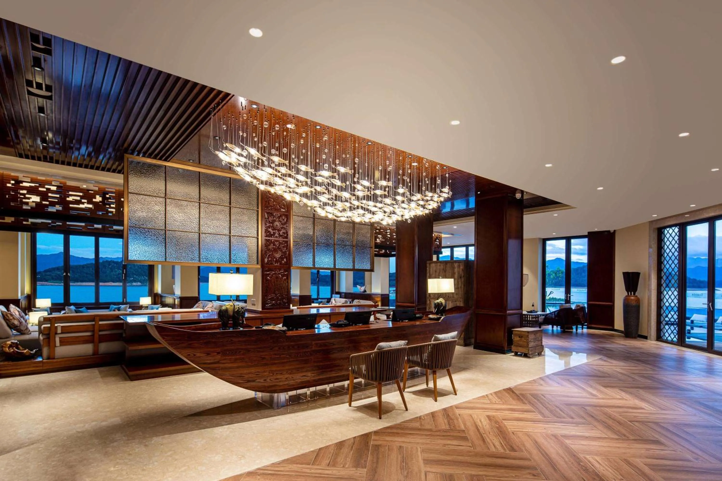 Lobby or reception in Ramada by Wyndham Chenzhou Dongjiang Lake