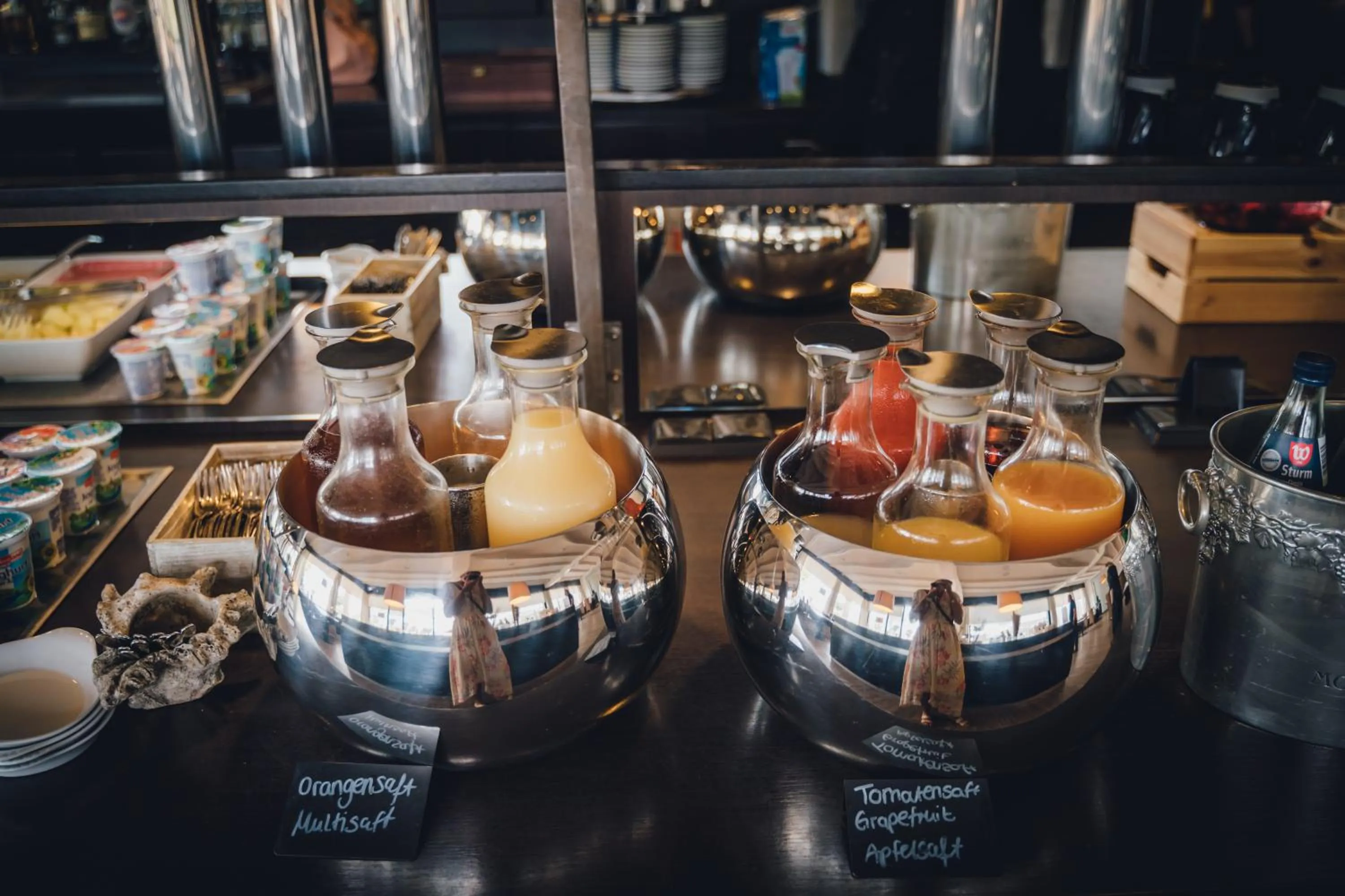 Buffet breakfast in nordica Hotel Friesenhof