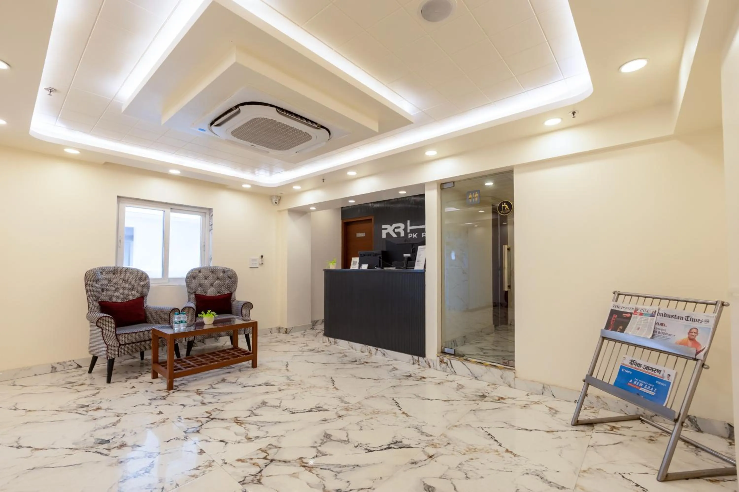 Lobby or reception in PK Boutique Hotel Noida Expressway