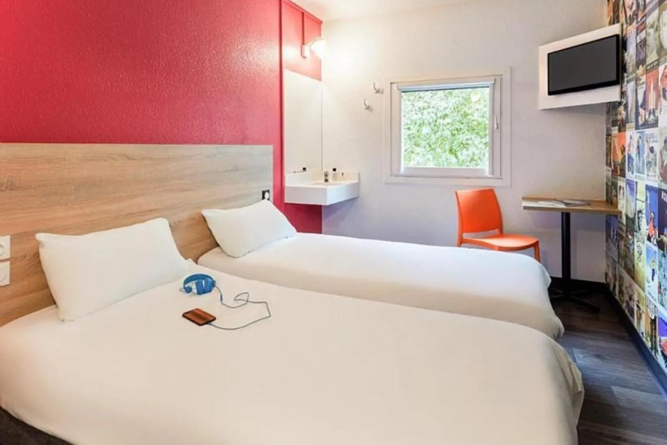 Bedroom, Bed in HOTELF1 Le Havre Est - Gonfreville