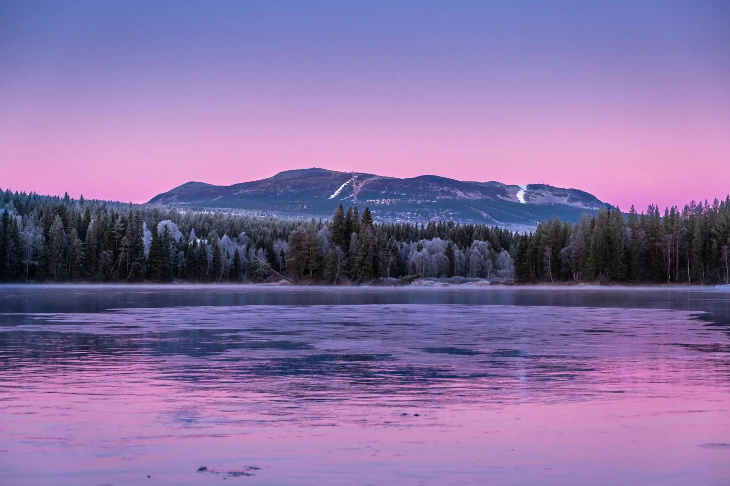 Mountain view in Villa Sole, Trysil