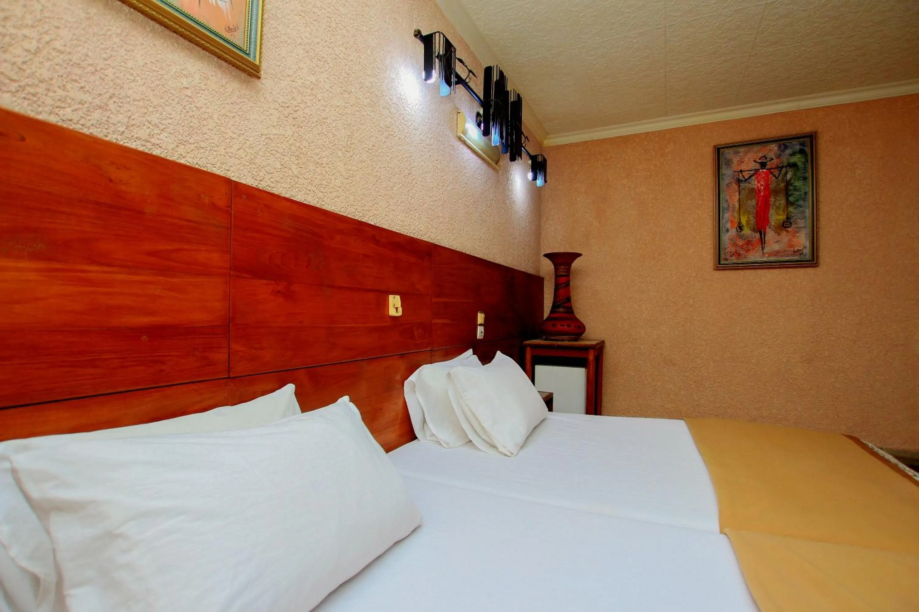 Bed in Hotel Le Prince