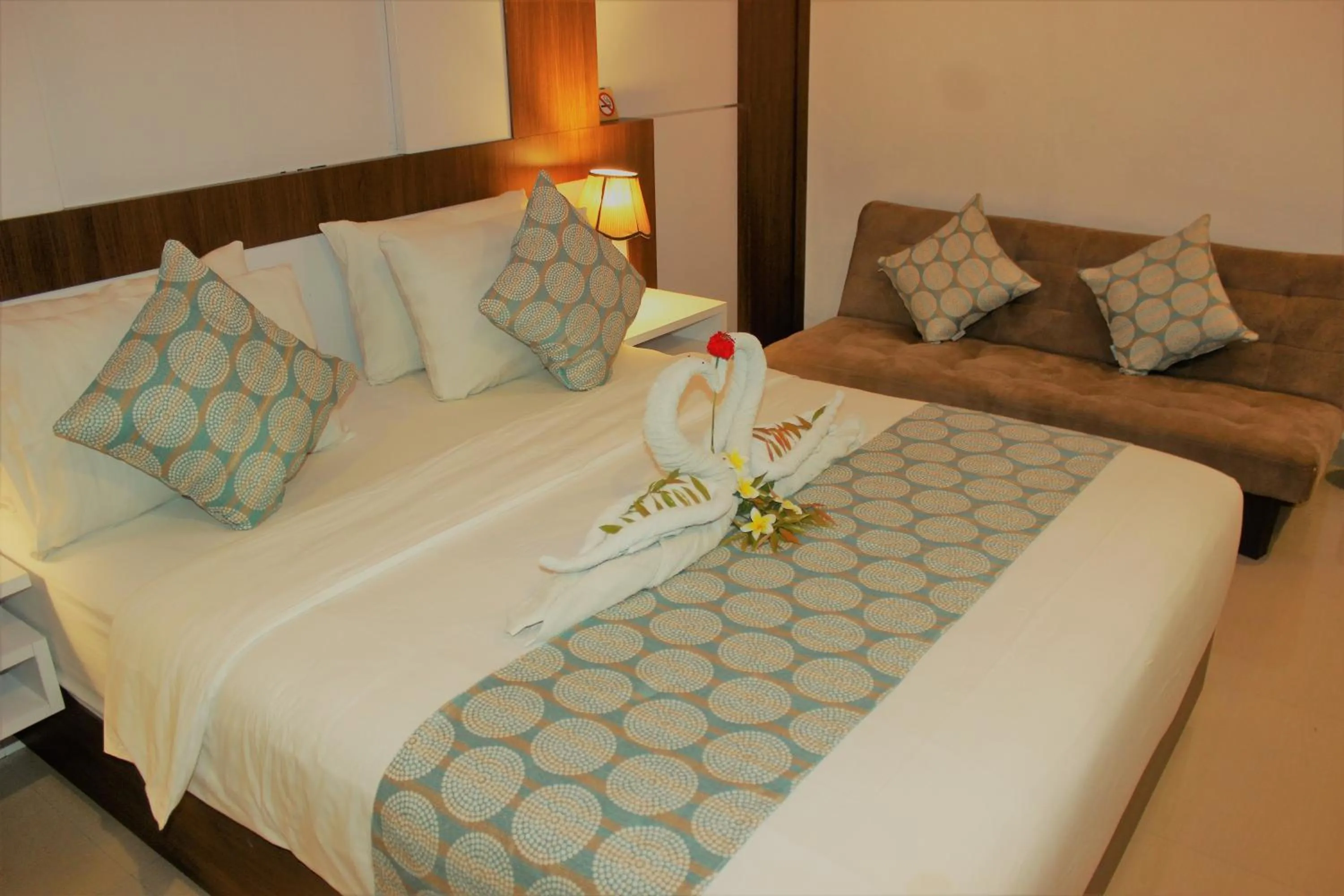 Bed in Nusa Sedayu Hotel By Ocean View
