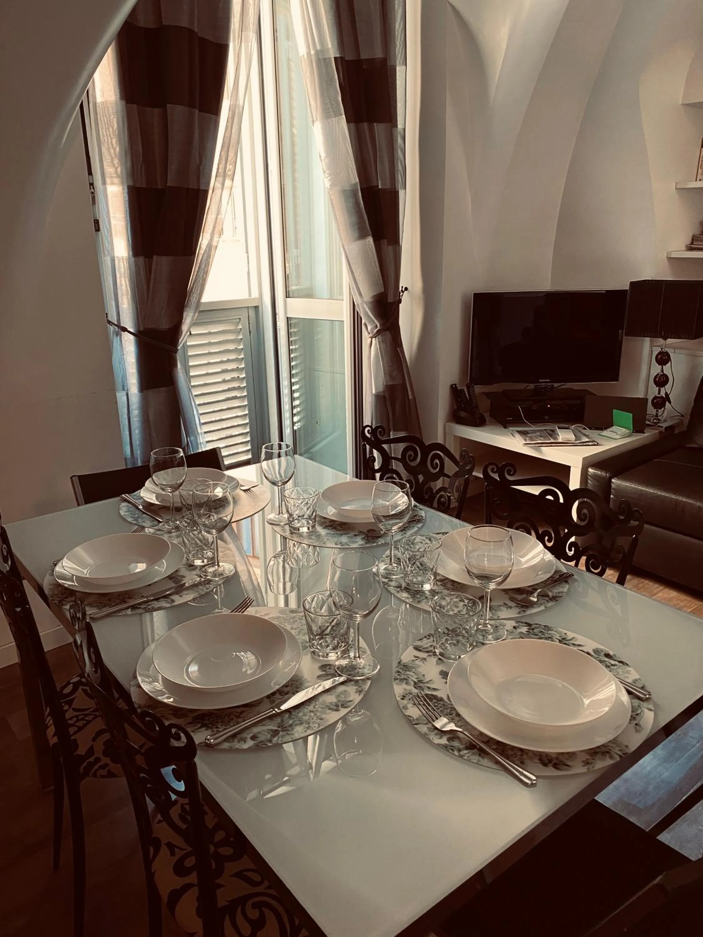 Coffee/tea facilities in Casa Giorgia luxury apartment