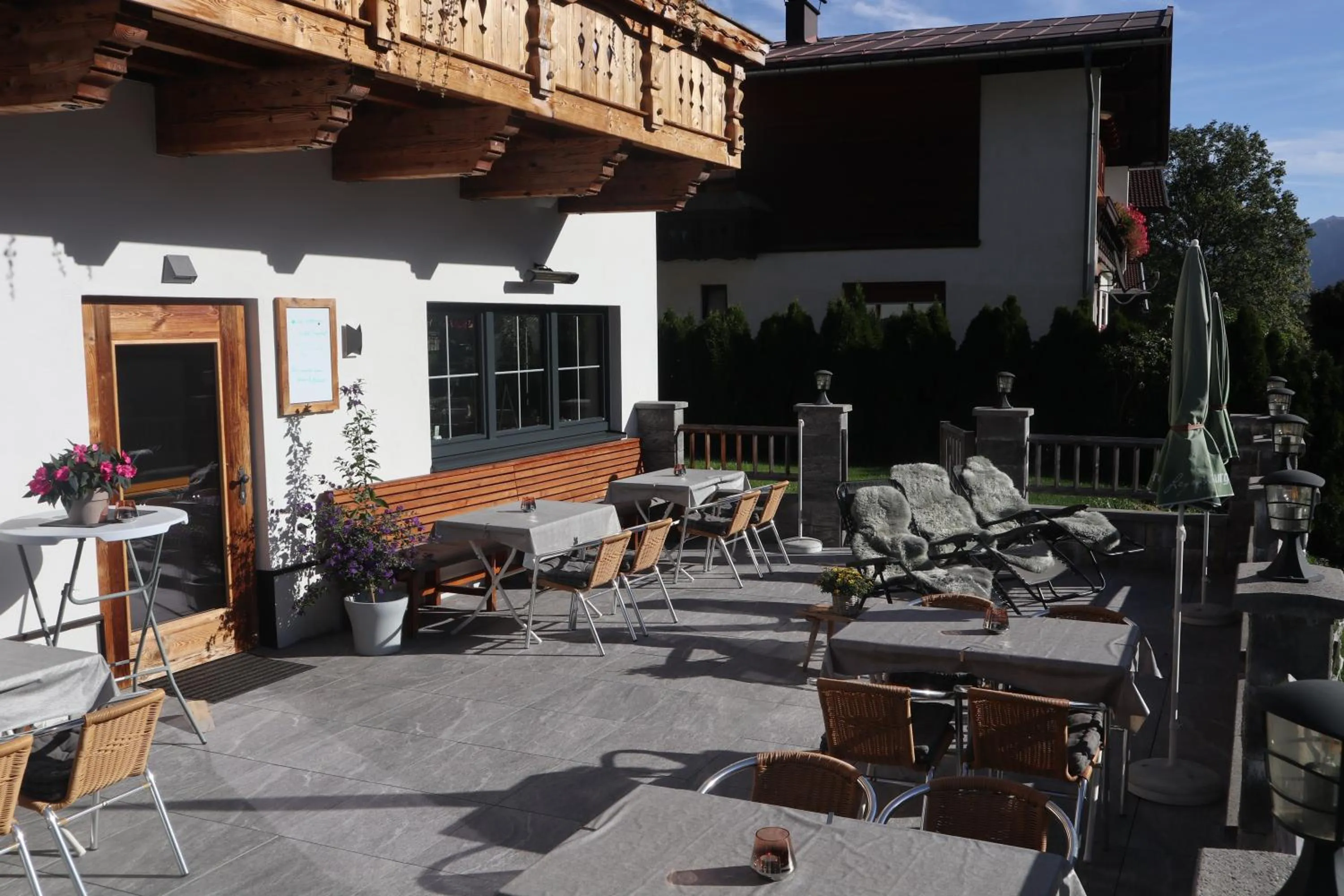 Balcony/Terrace in Hotel Bergmahd