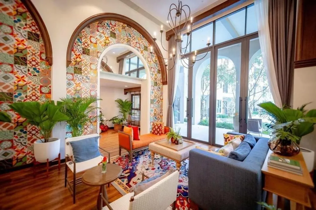 Seating area in La Casita Huahin by Ying