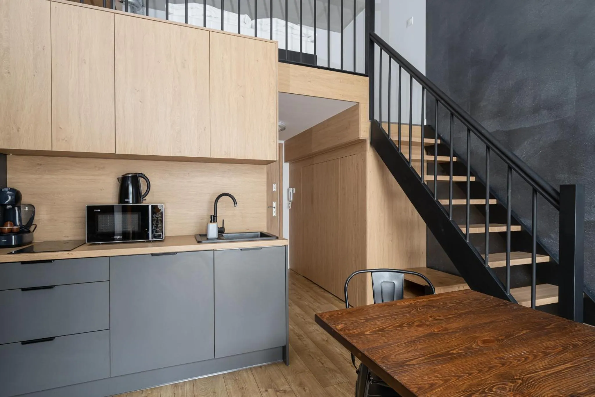 Kitchen or kitchenette in RentPlanet - Apartamenty Zarembowicza