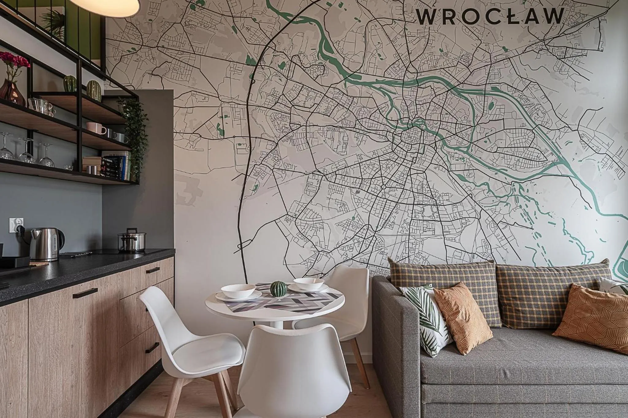 Kitchen or kitchenette in RentPlanet - Apartamenty Zarembowicza