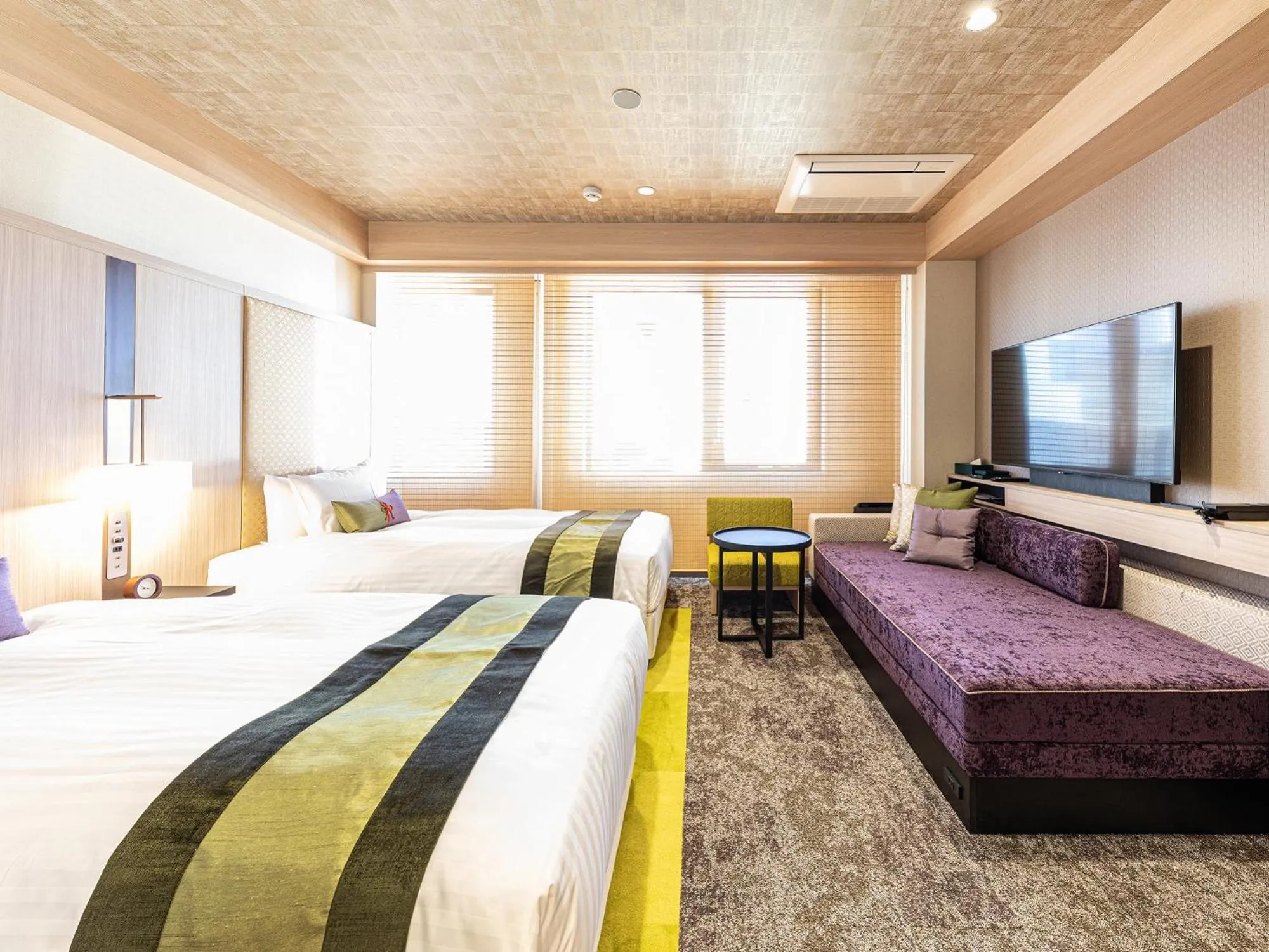 Bed in Hotel Musse Kyoto Shijo Kawaramachi Meitetsu