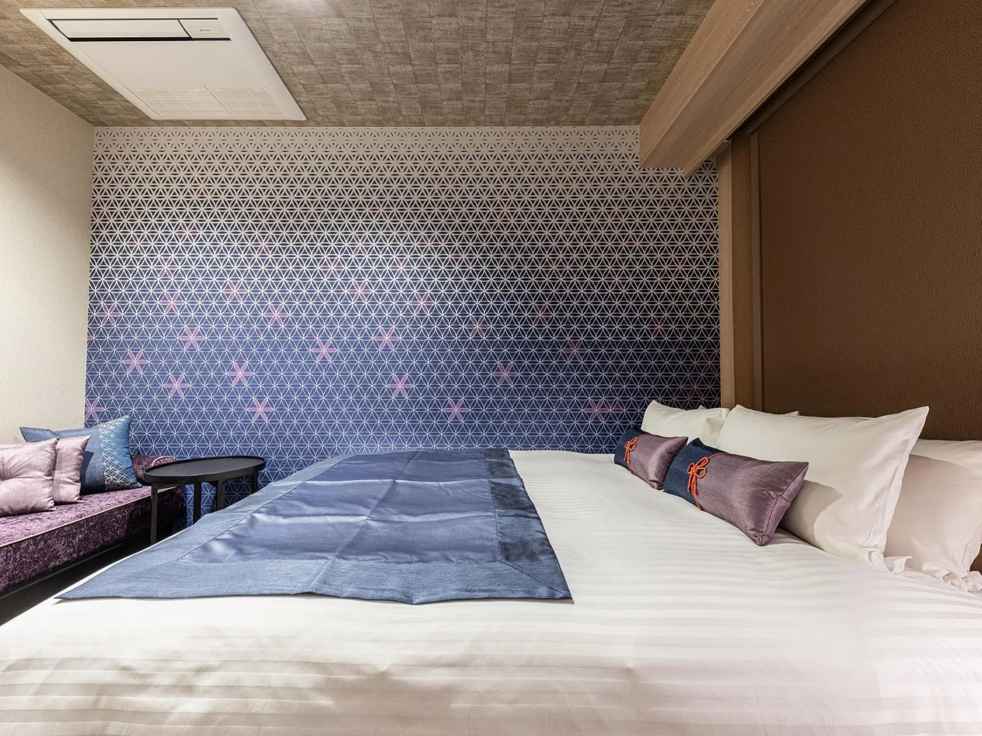 Bed in Hotel Musse Kyoto Shijo Kawaramachi Meitetsu