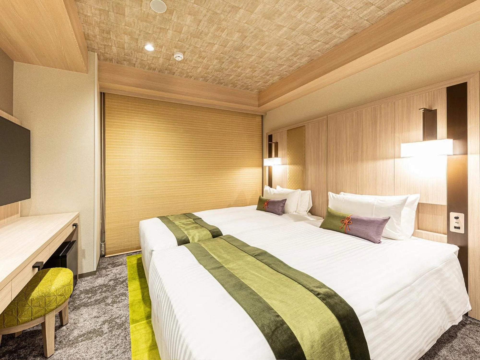 Bed in Hotel Musse Kyoto Shijo Kawaramachi Meitetsu