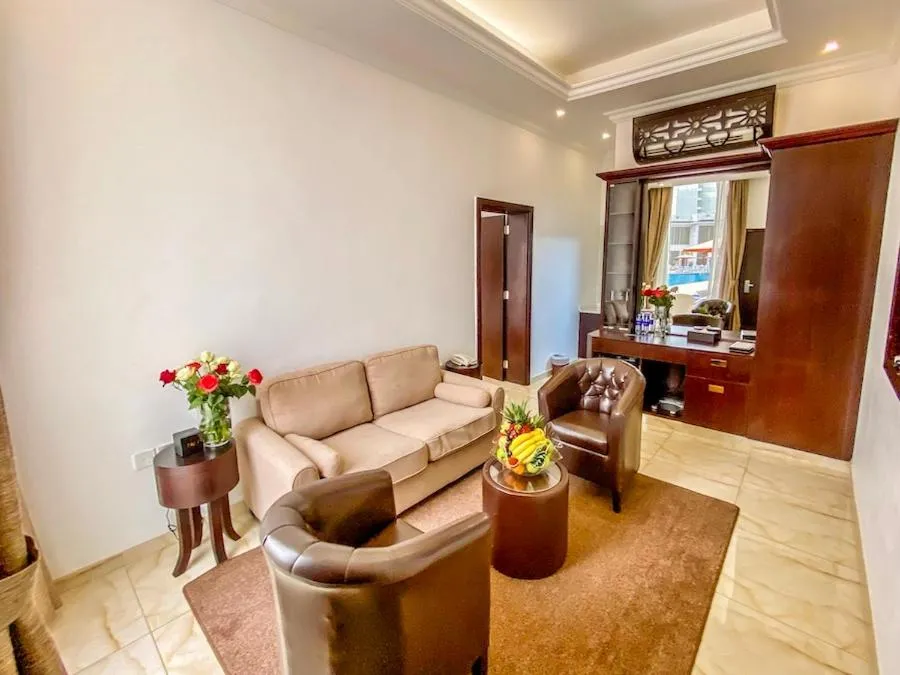 Living room in Mirage Bab Al Bahr Hotel