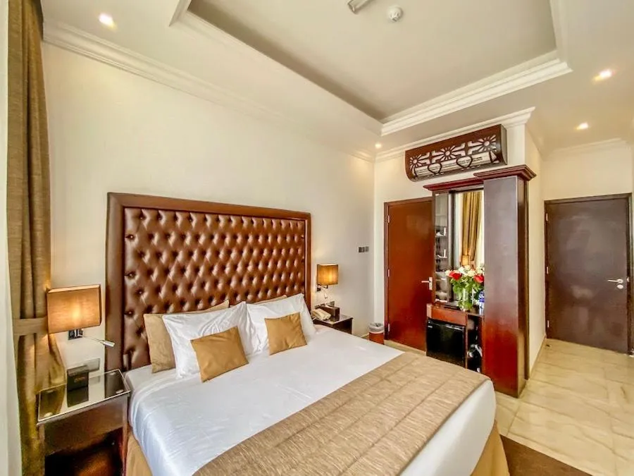 Bed in Mirage Bab Al Bahr Hotel