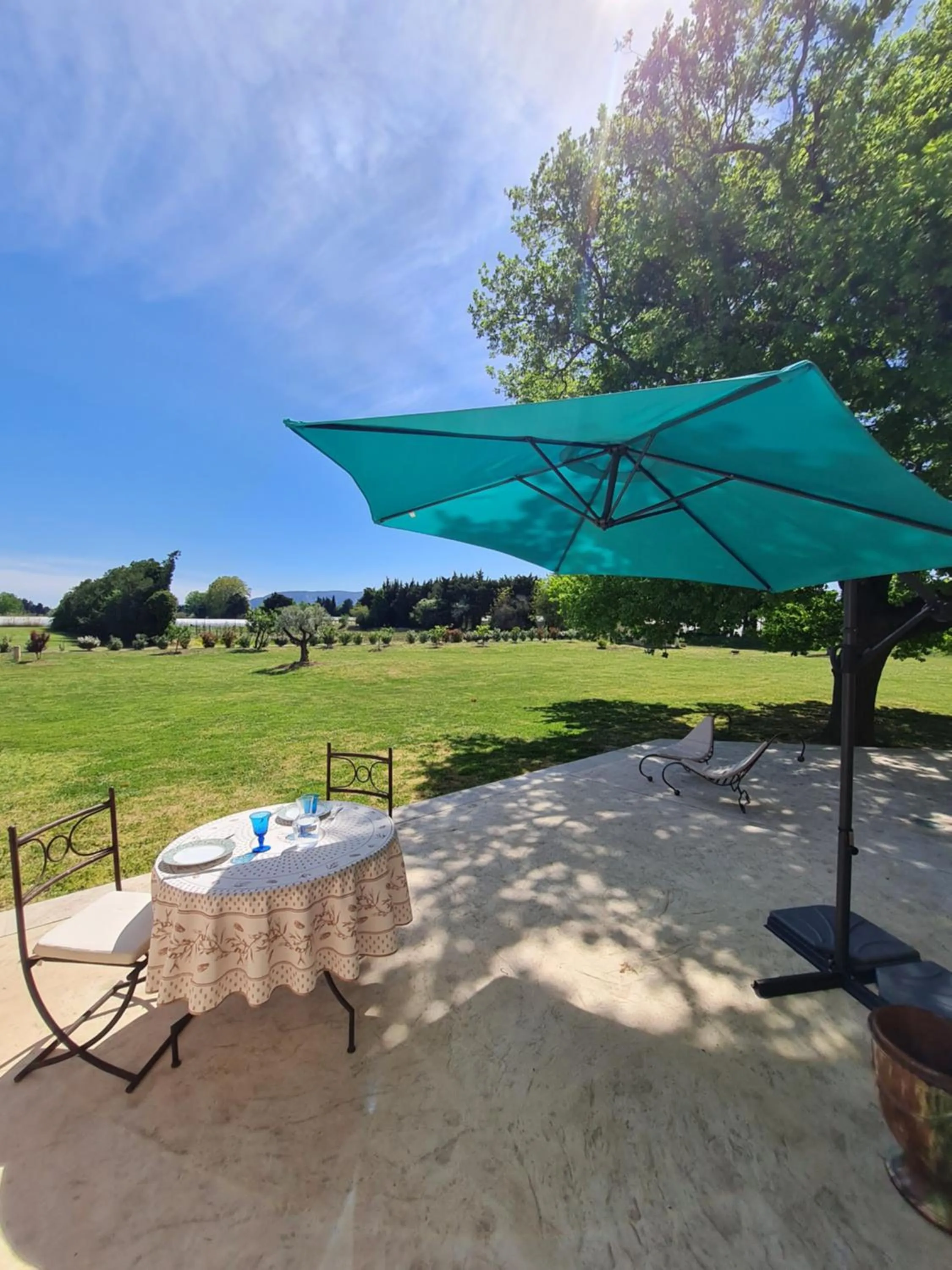 Patio in Mas Des Fugueyrolles