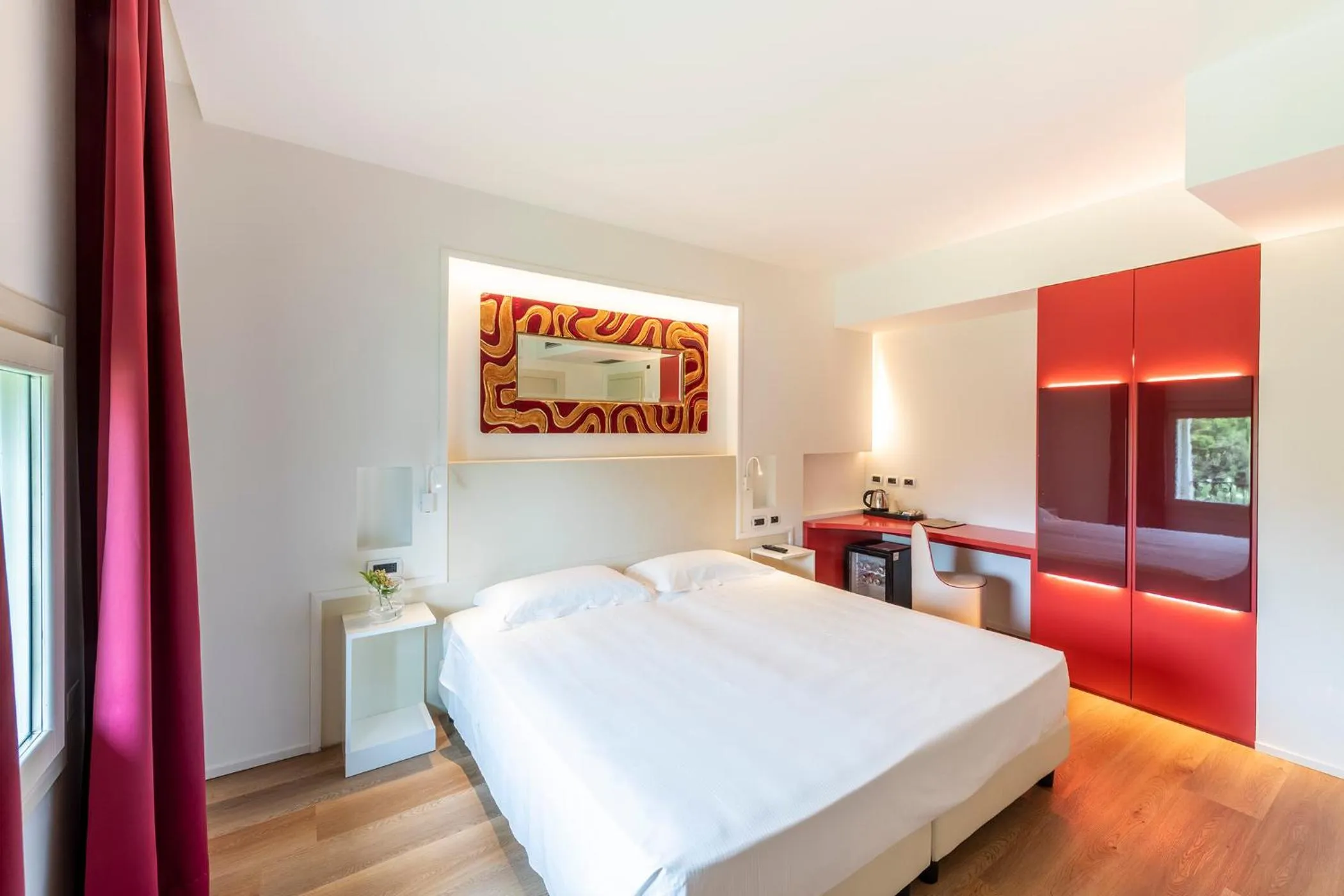 Bed in Hotel Villa I Pini