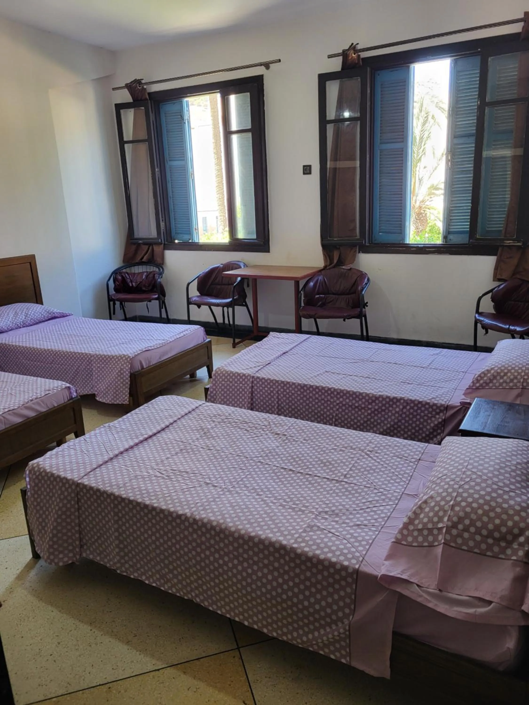 Bed in Hotel El Maghreb Al Kabir