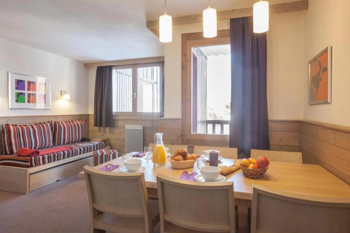 Lounge or bar in Résidence Les Gémeaux - Belle Plagne