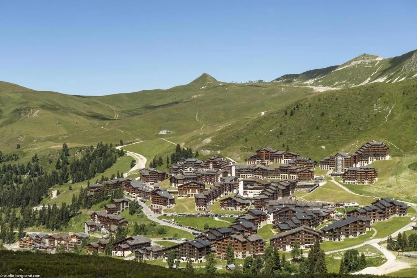 Mountain view in Résidence Les Gémeaux - Belle Plagne