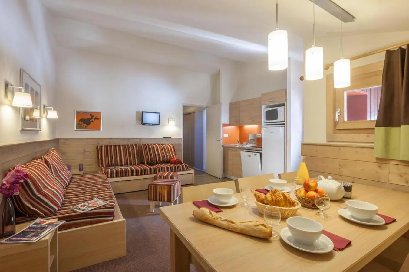 Living room in Résidence Les Gémeaux - Belle Plagne