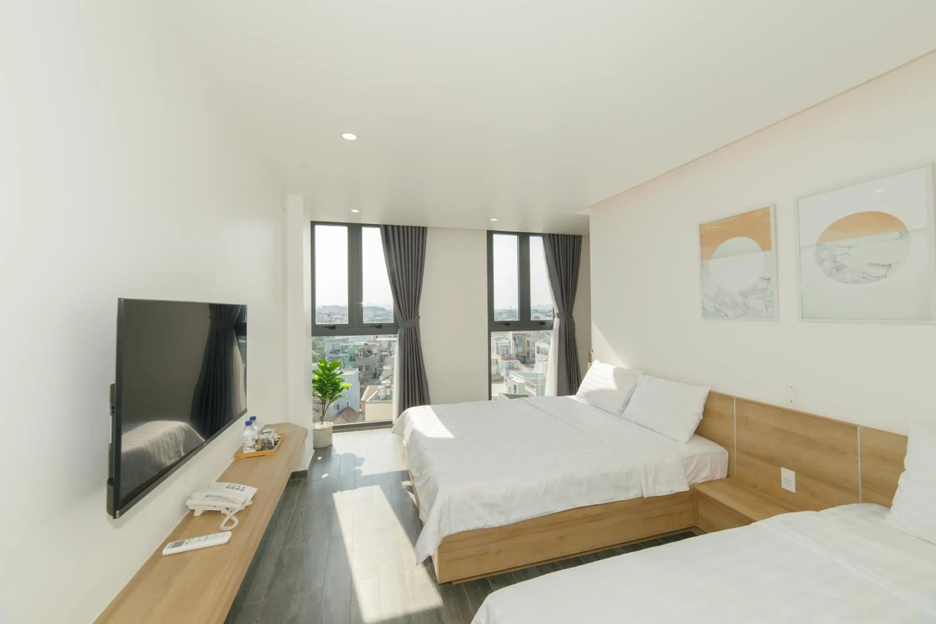 Bed in CIEN hotel Bed in CIEN hotel