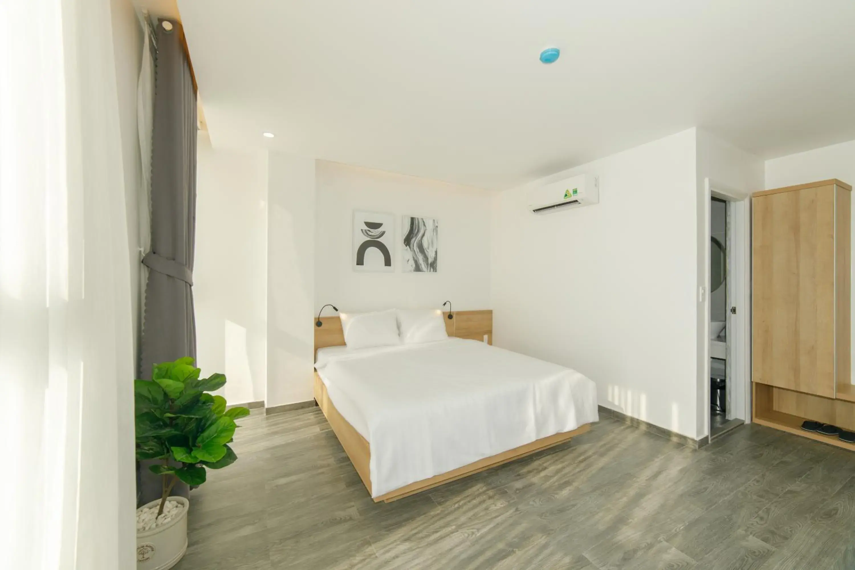 Bed in CIEN hotel Bed in CIEN hotel