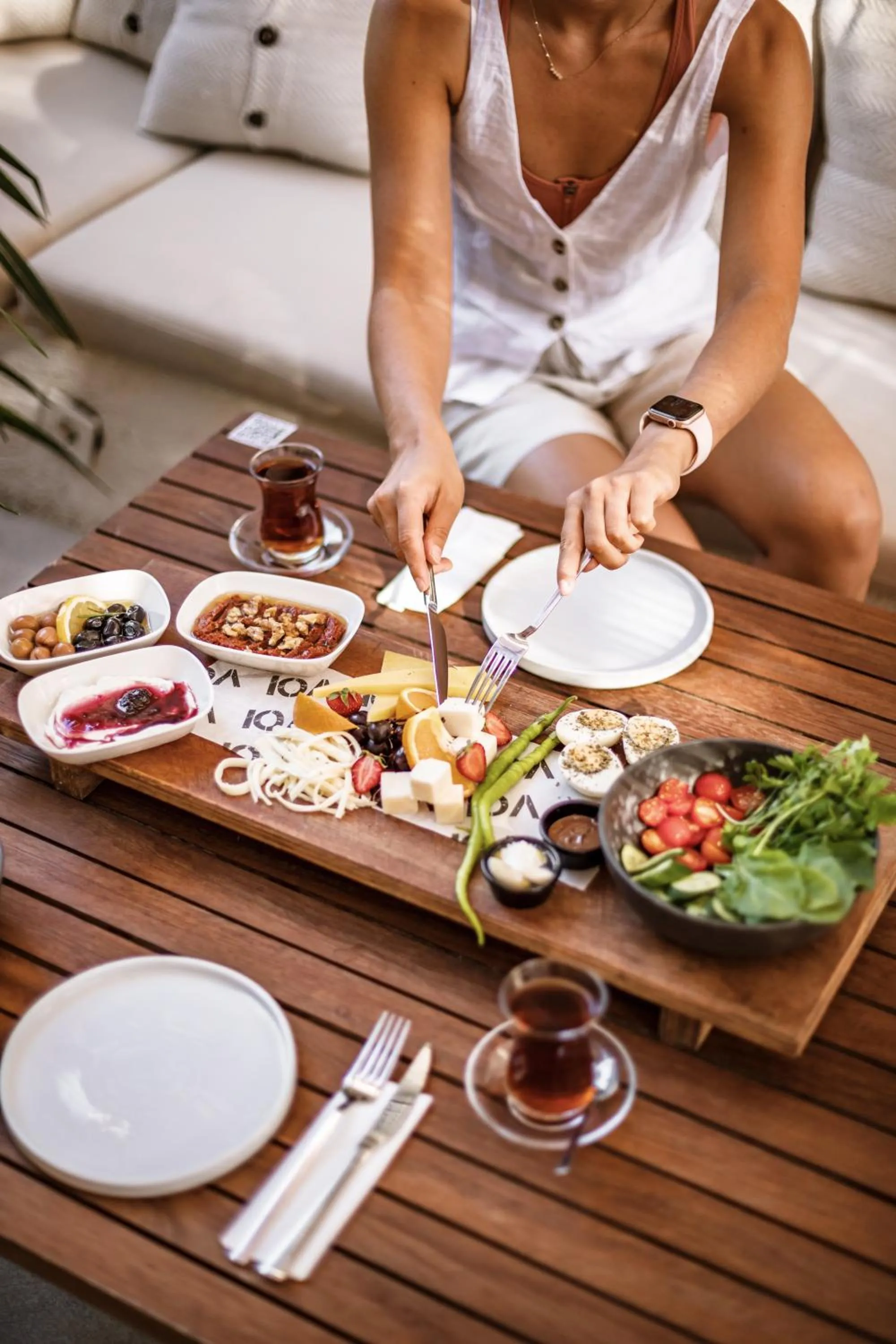 Breakfast in GAIA Alaçatı Bazaar
