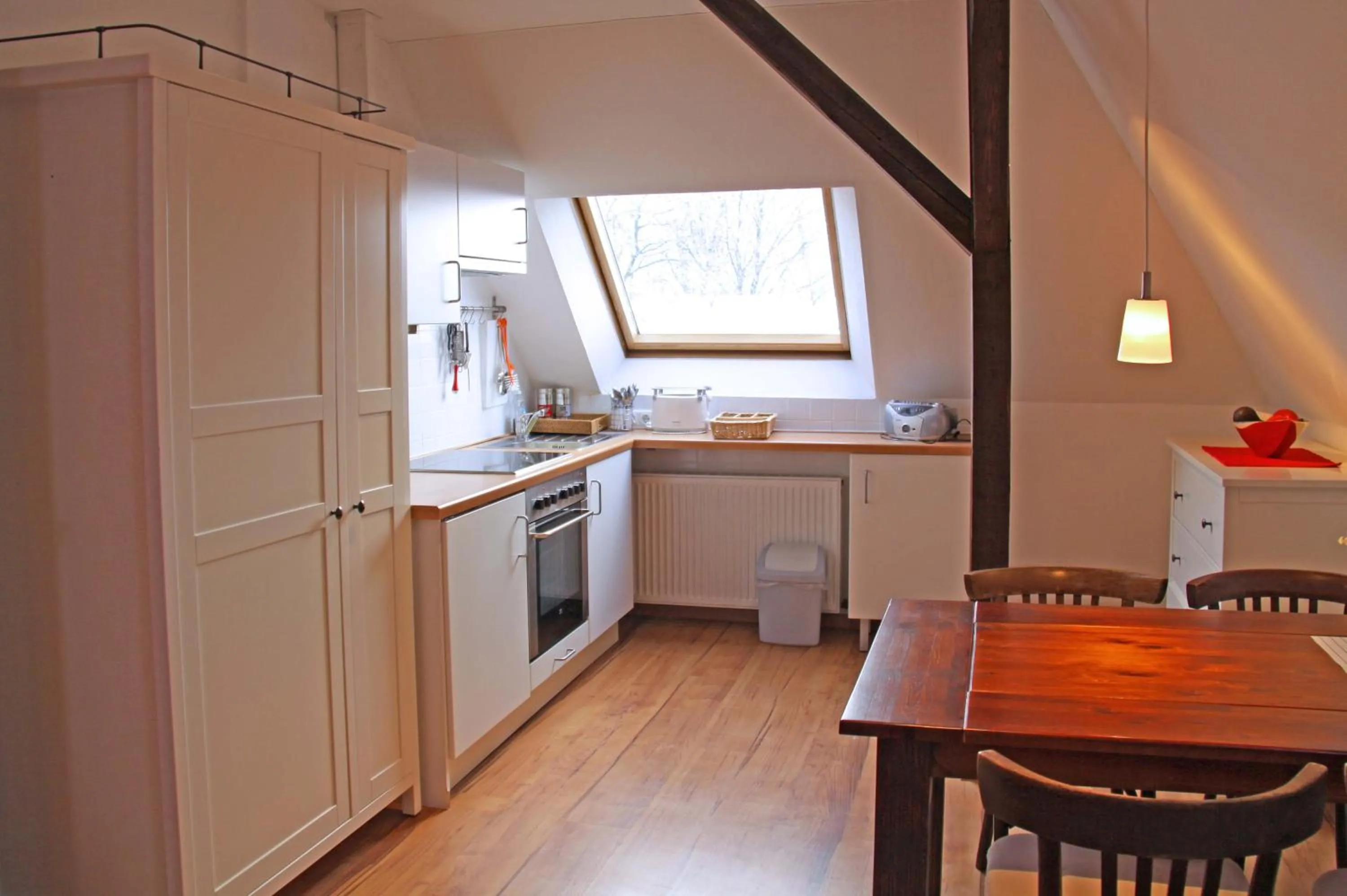 Kitchen or kitchenette in Hotel Bad Minden