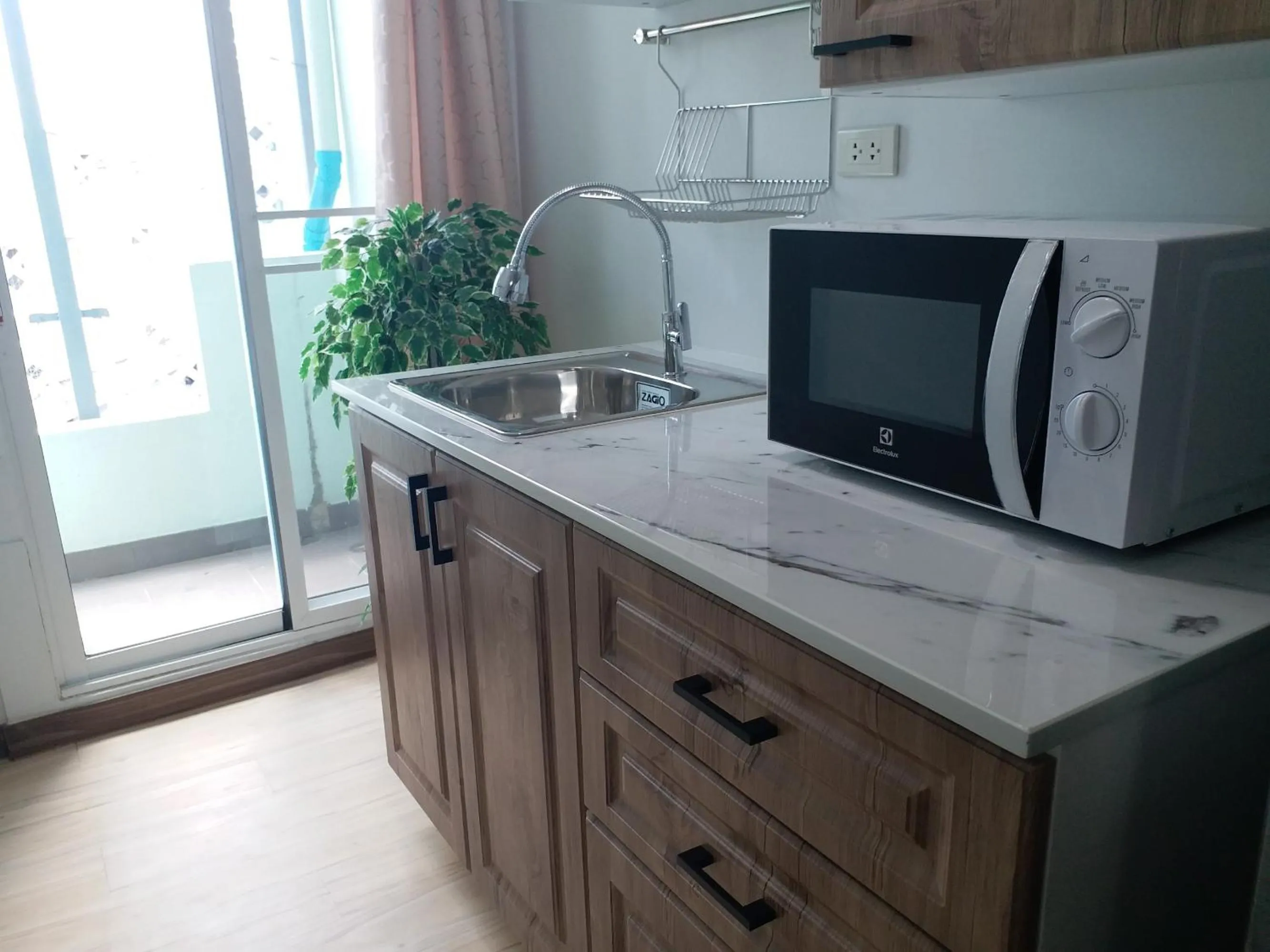 Kitchen or kitchenette in DD Garden Apartment 2