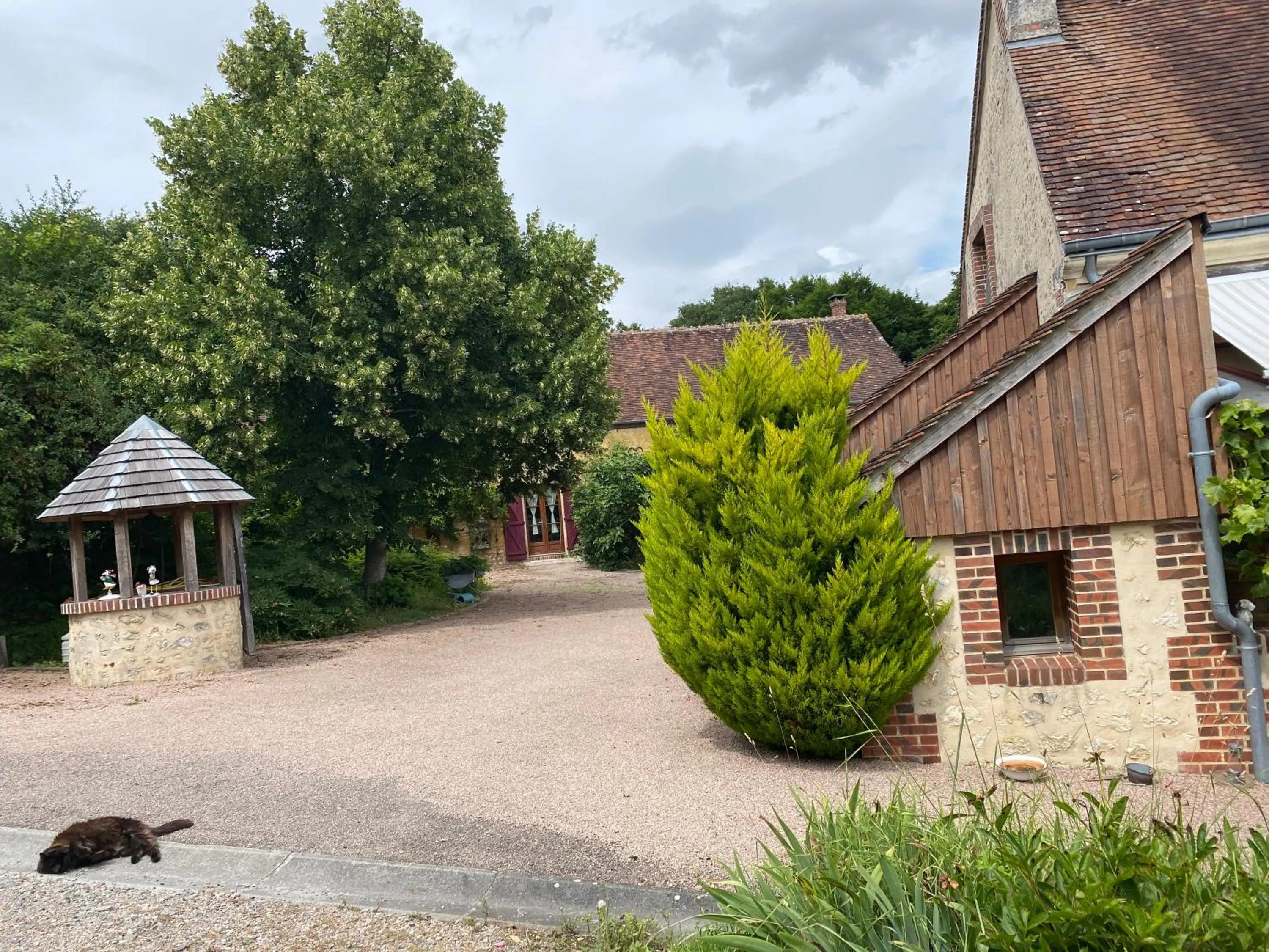 Garden in Chambre d'Hôtes du Domaine de la Haute Poignandiere