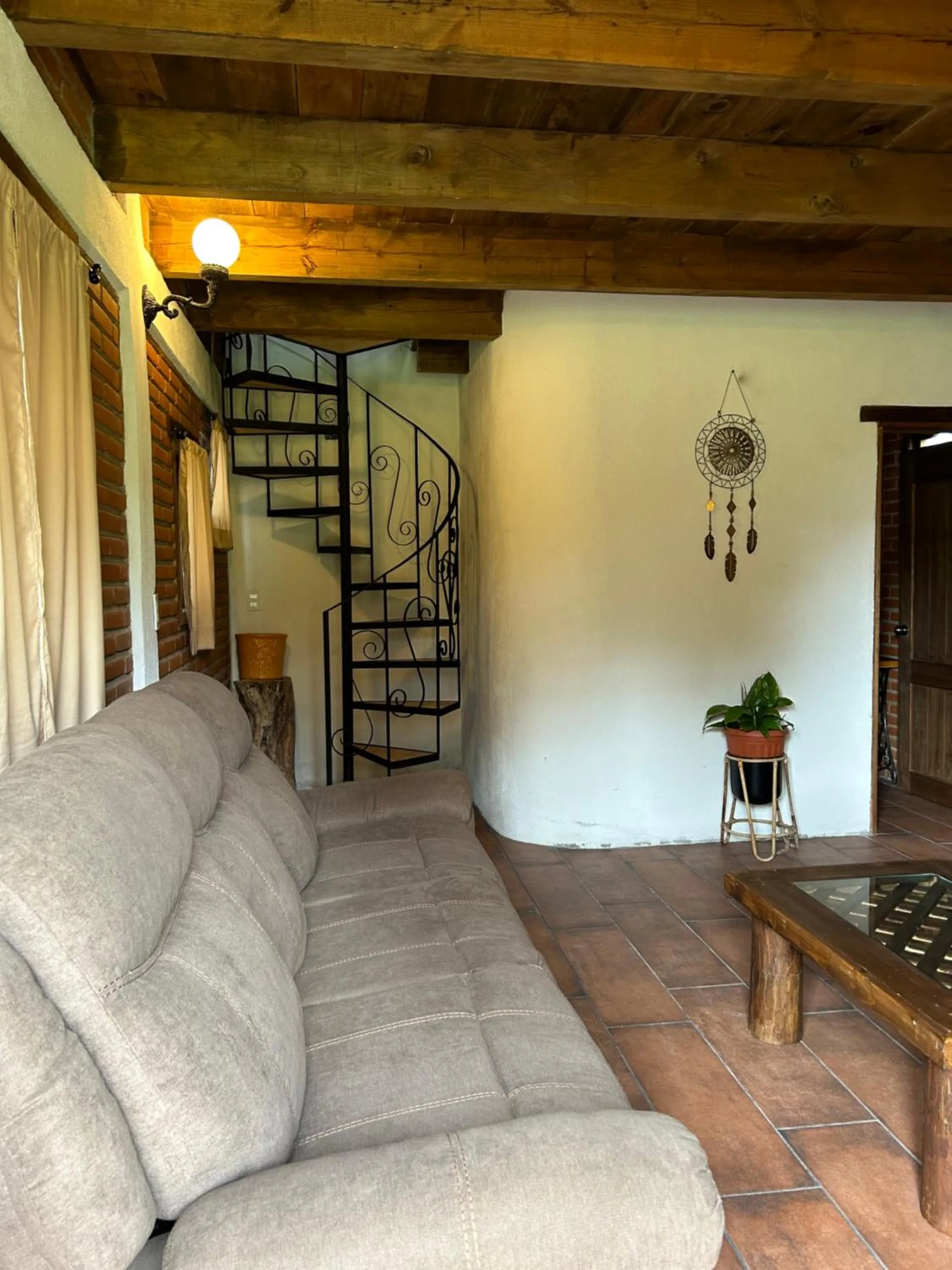 Living room in Cabañas del Bosque