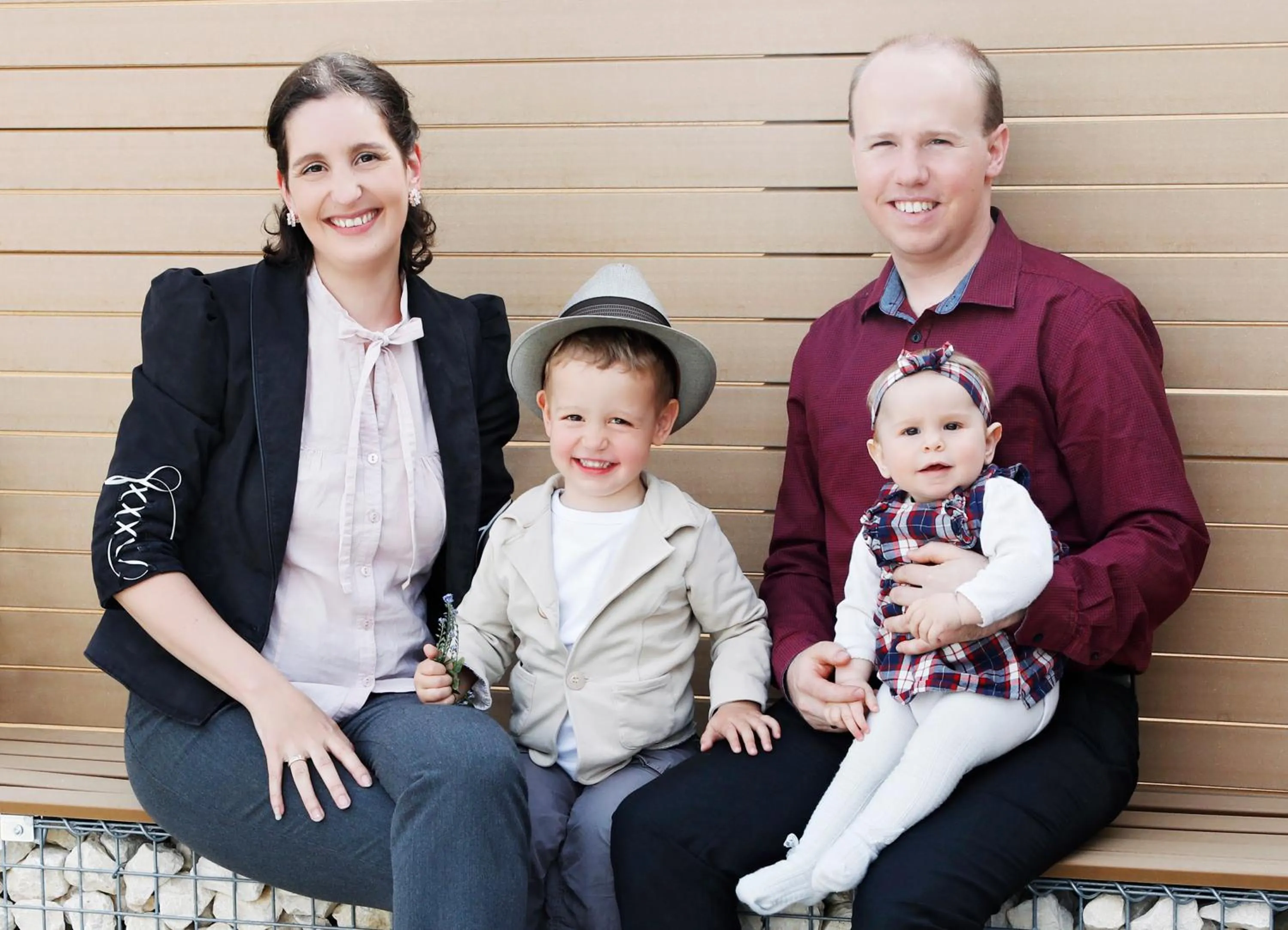 Family in Garni-Hotel Goldenes Lamm