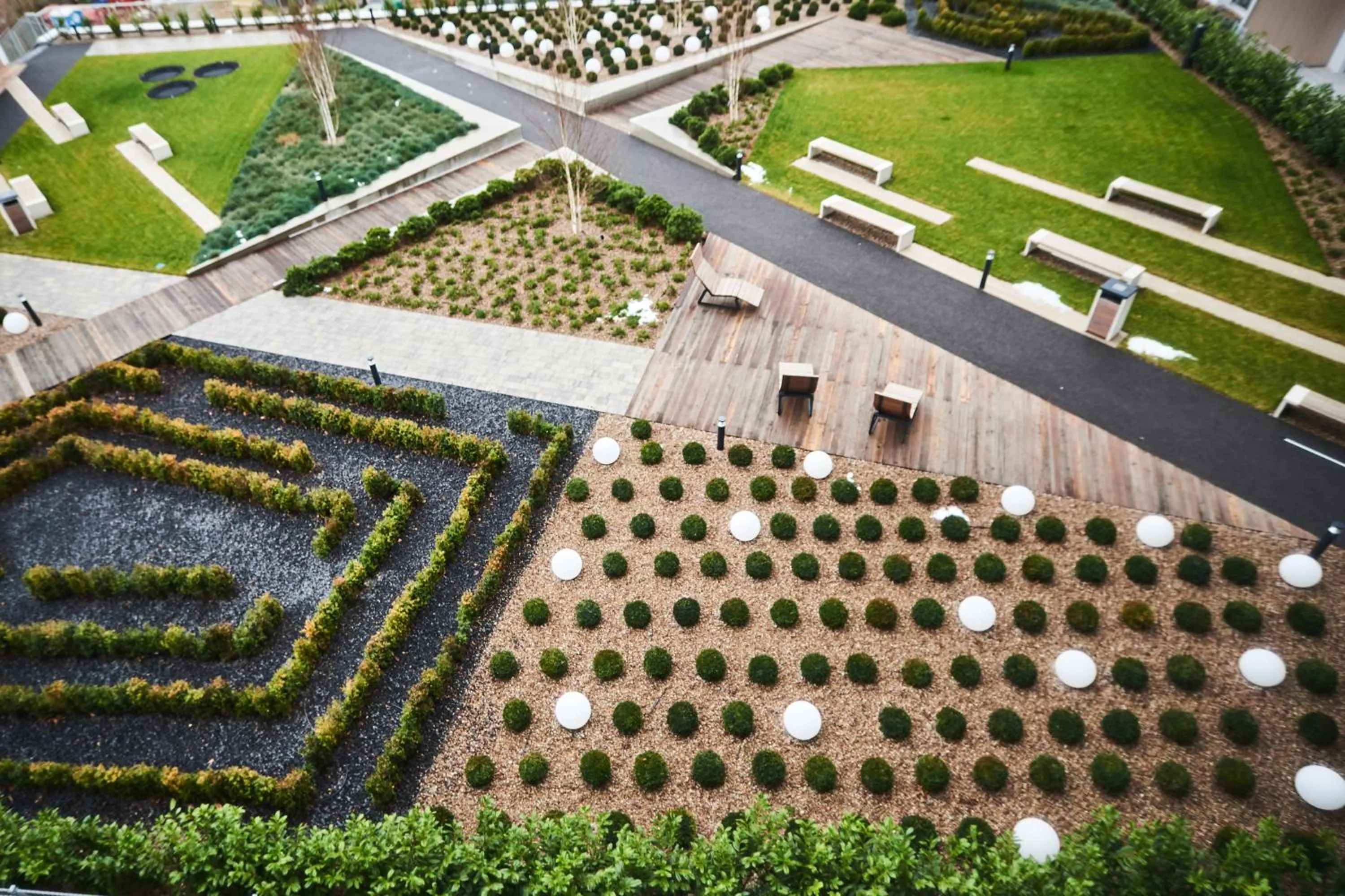 Garden view in Olivia Baltic