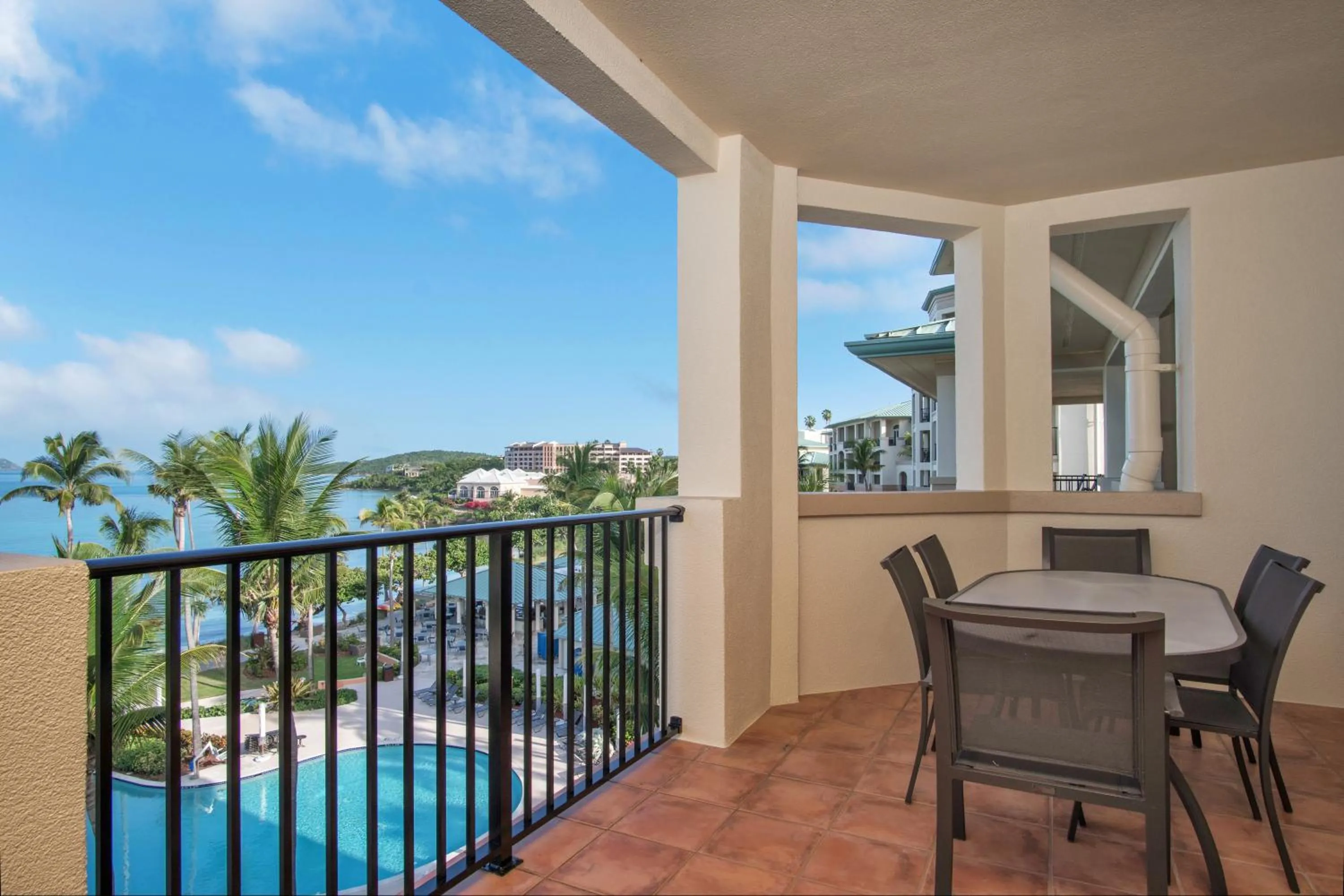 Balcony/Terrace in Great Bay Condominiums located at The Ritz-Carlton Club, St Thomas