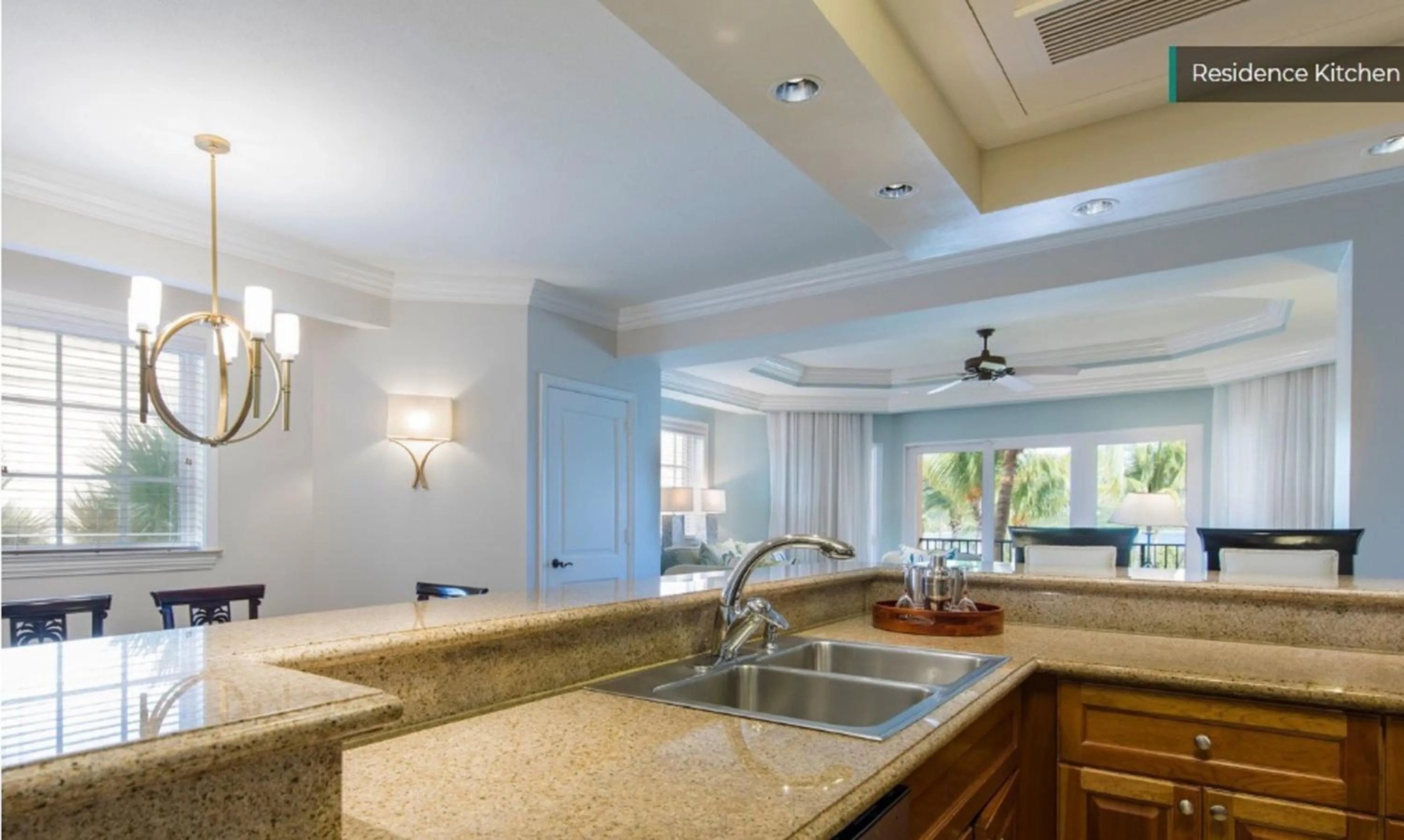 Kitchen or kitchenette in Great Bay Condominiums located at The Ritz-Carlton Club, St Thomas