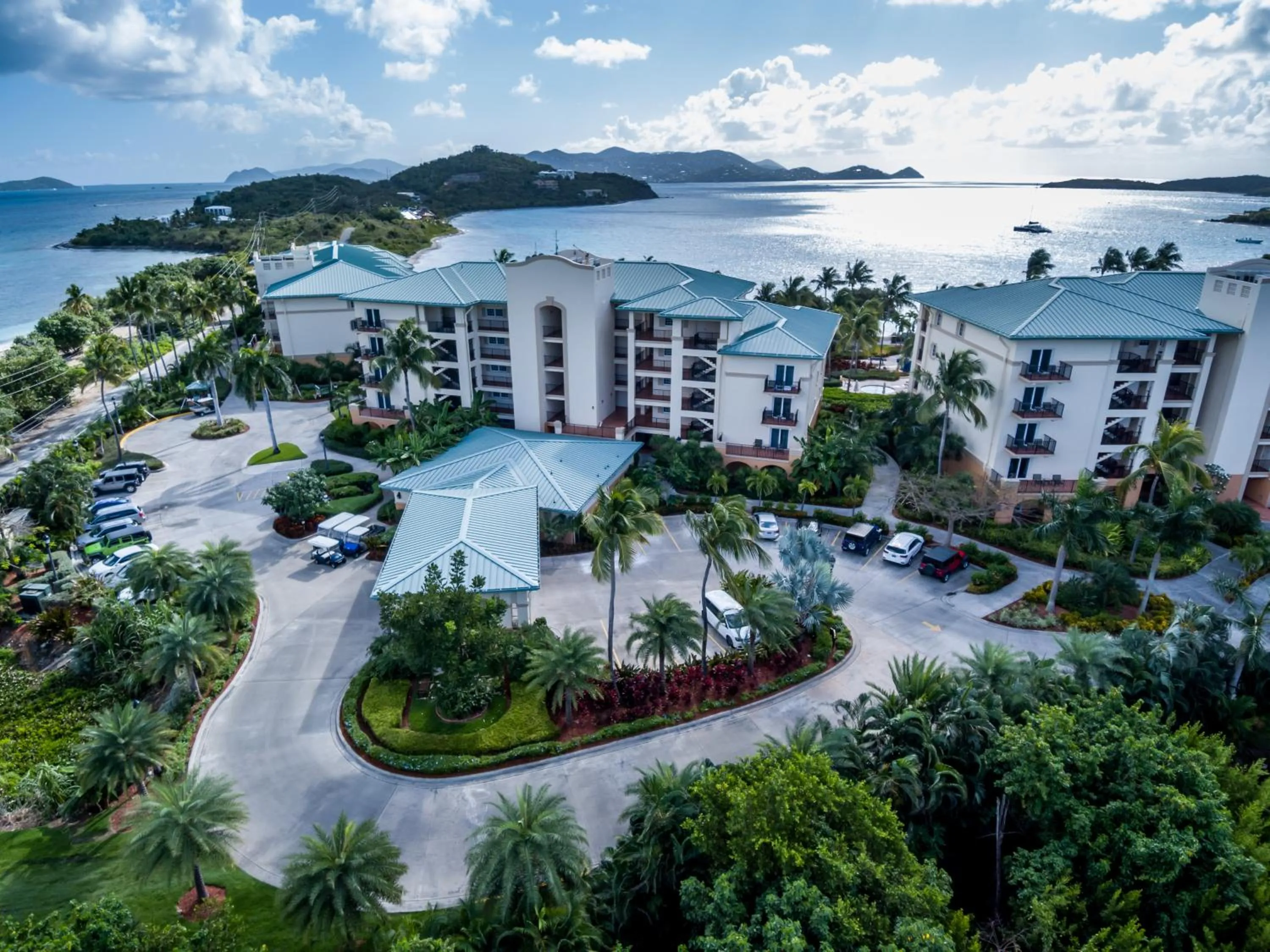 Bird's eye view in Great Bay Condominiums located at The Ritz-Carlton Club, St Thomas